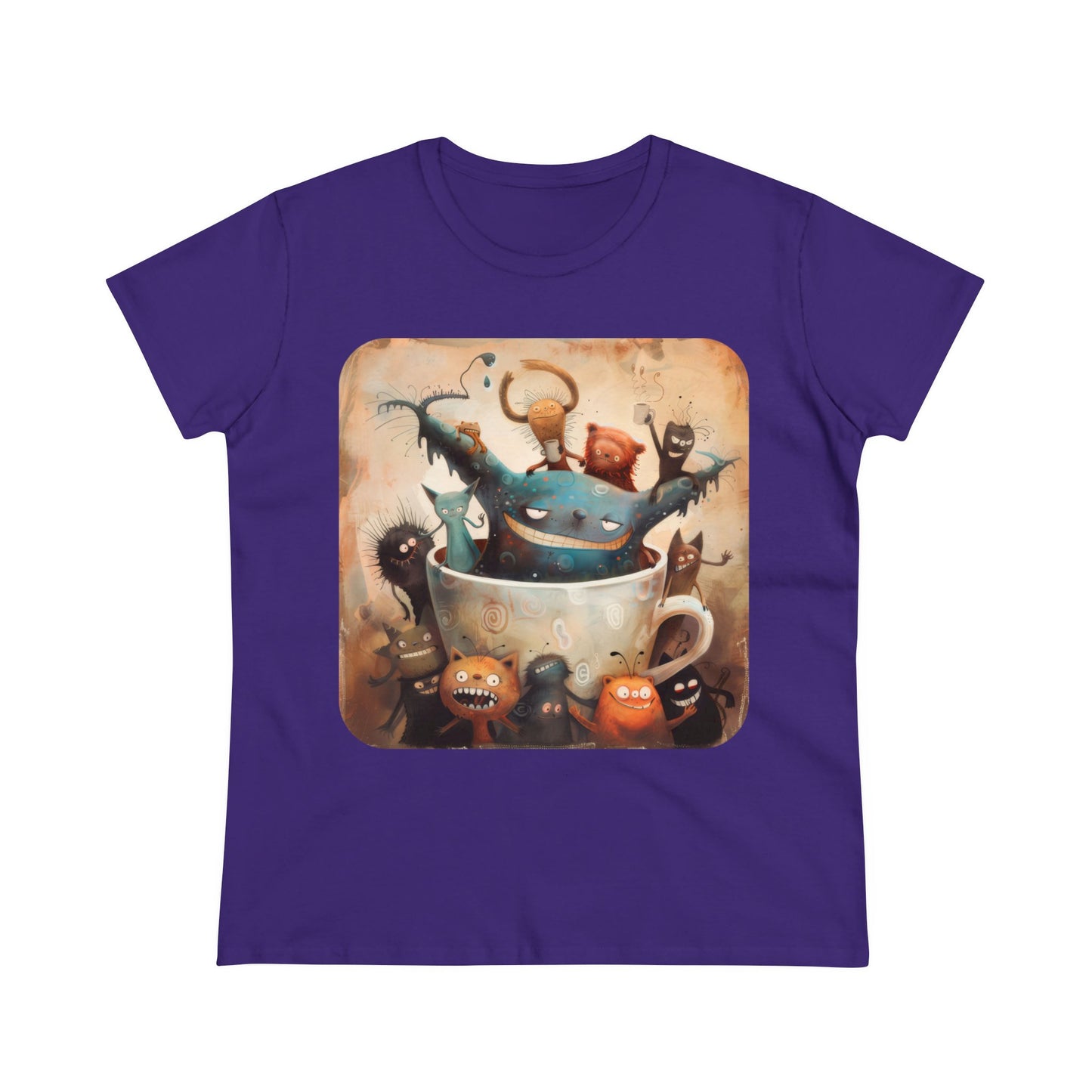 Coffee Critters - Women's Midweight Cotton Tee