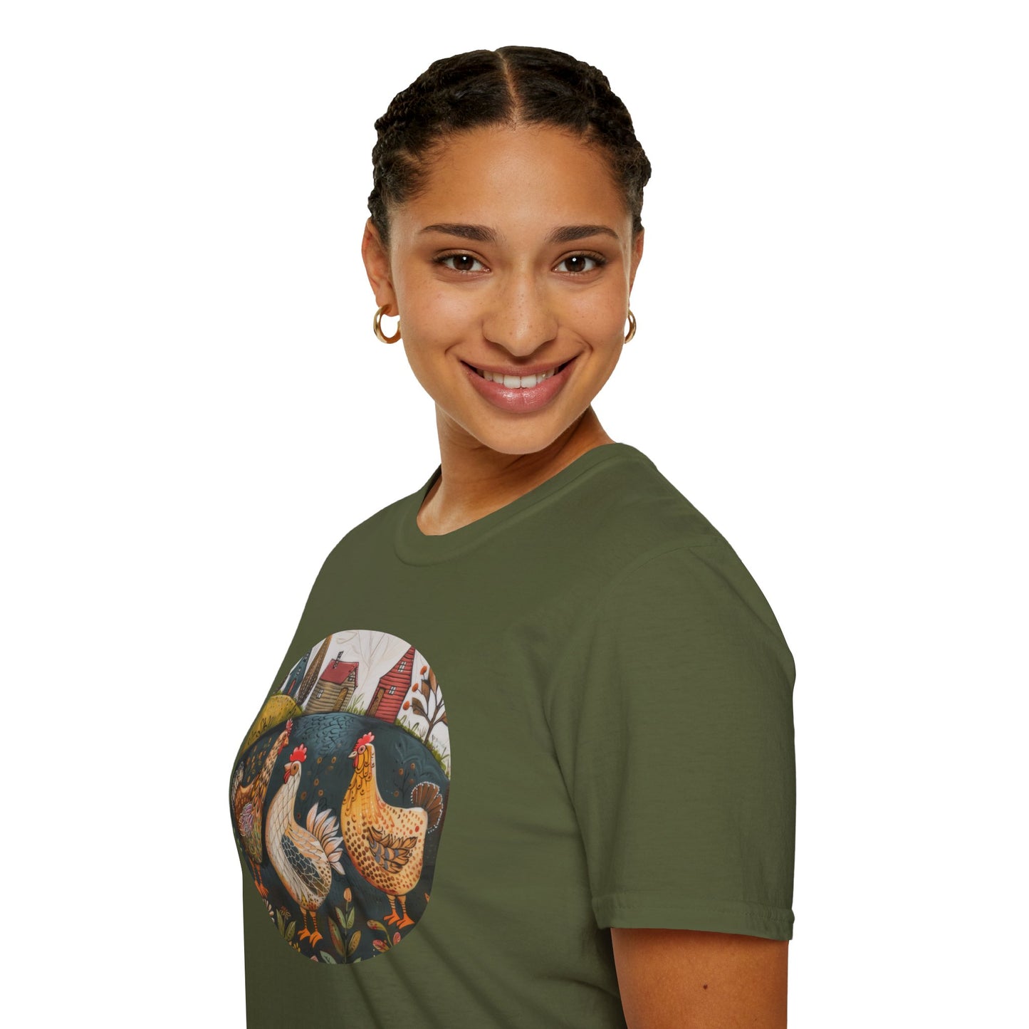 Chickens - Unisex Softstyle T-Shirt