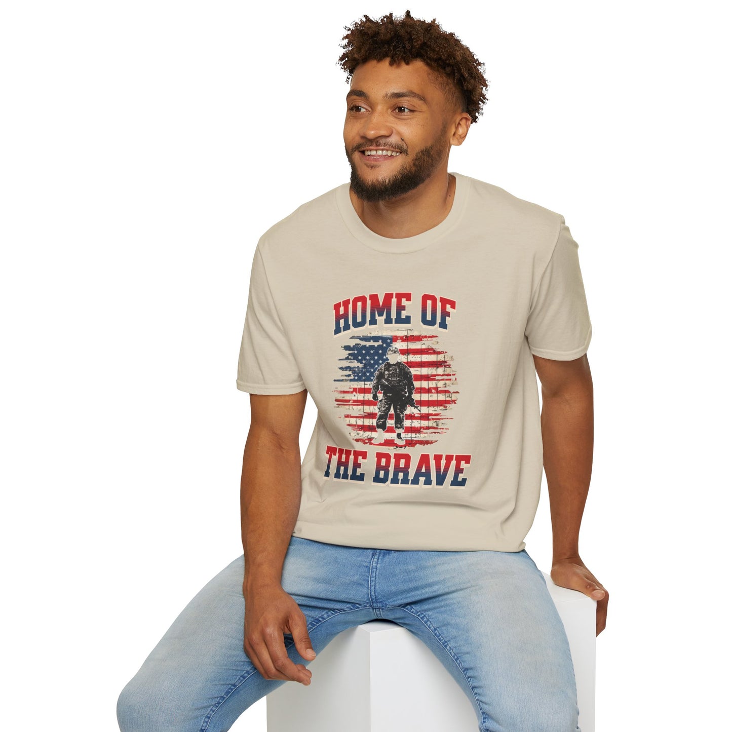 Home of the Brave - Unisex Softstyle T-Shirt