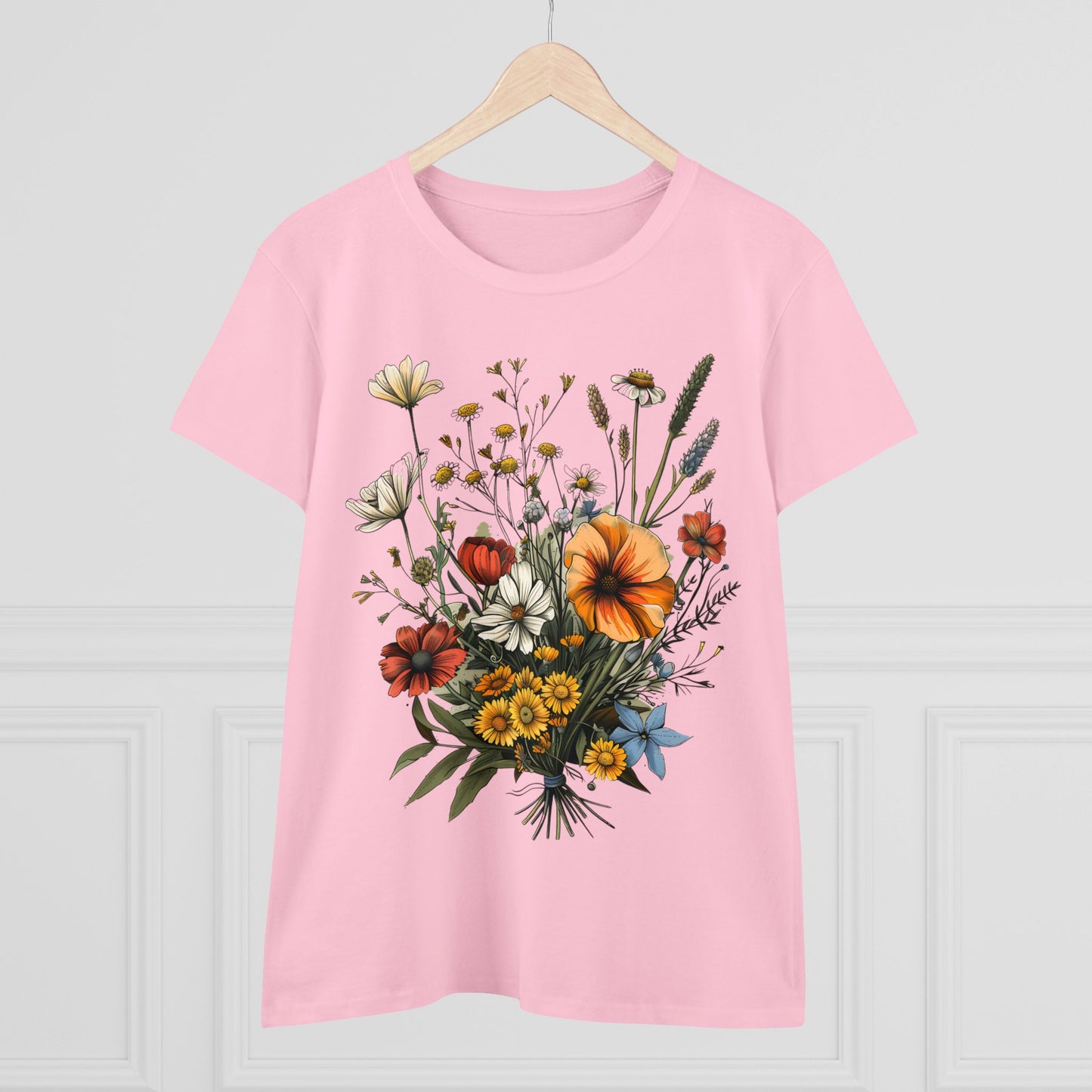 Wildflowers - Women's Midweight Cotton Tee