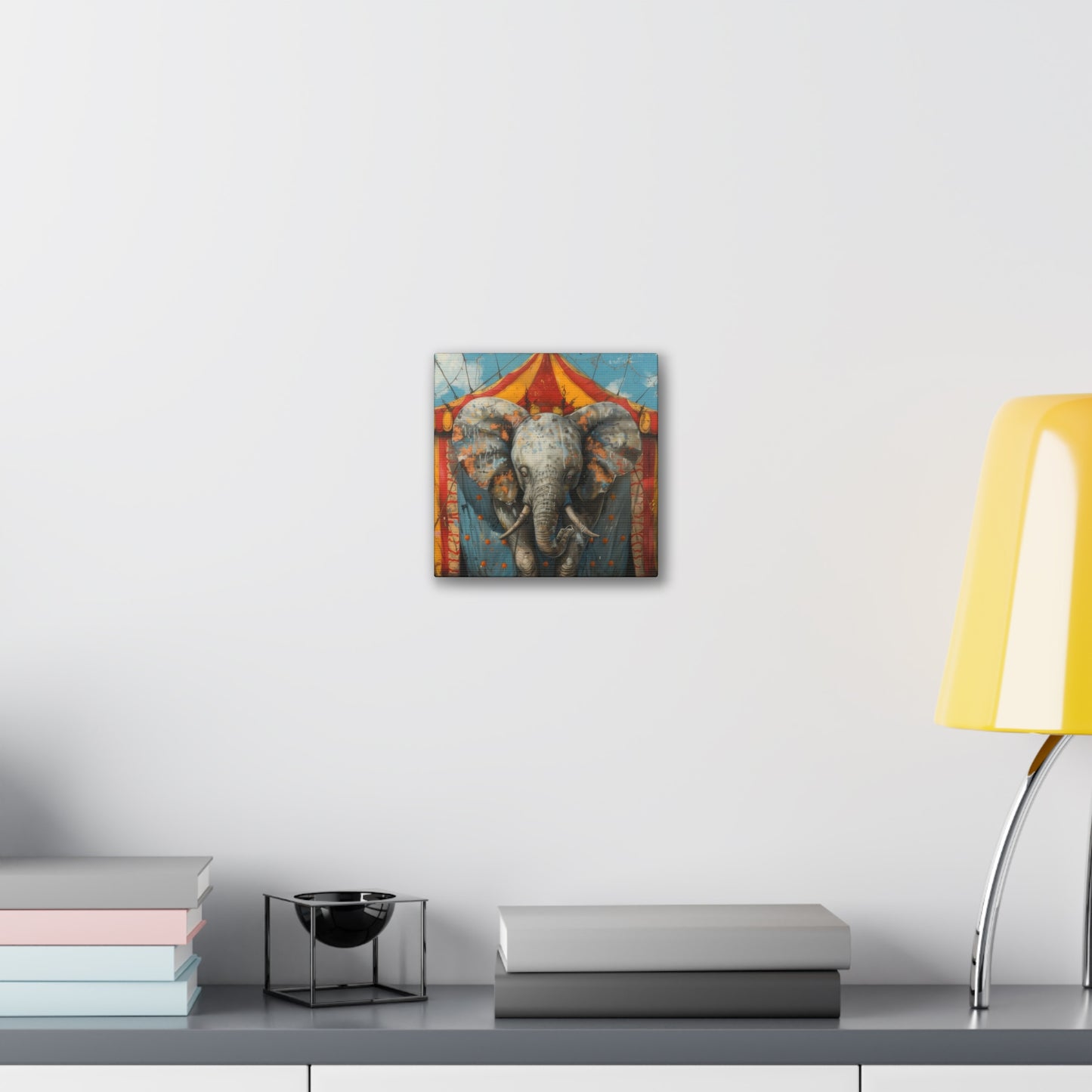 Circus Elephant - Canvas Stretched, 0.75"