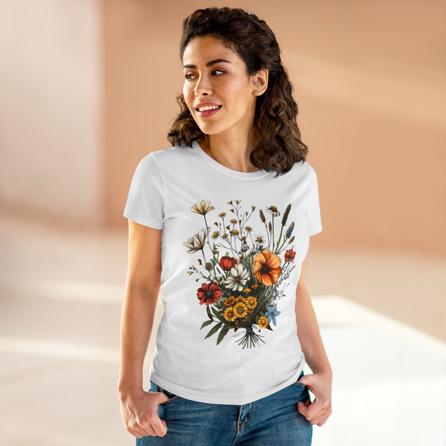 Wildflowers - Women's Midweight Cotton Tee