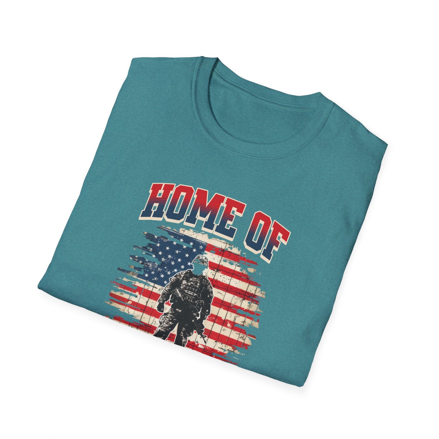 Home of the Brave - Unisex Softstyle T-Shirt