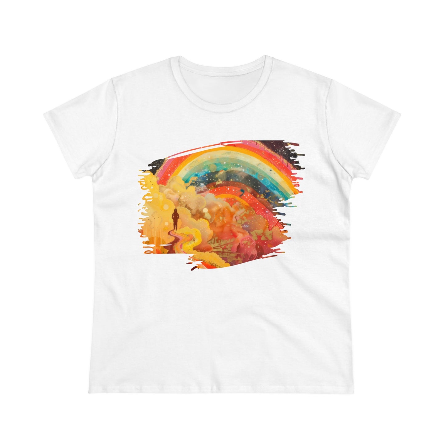 Chasing Rainbows - Women's Midweight Cotton Tee