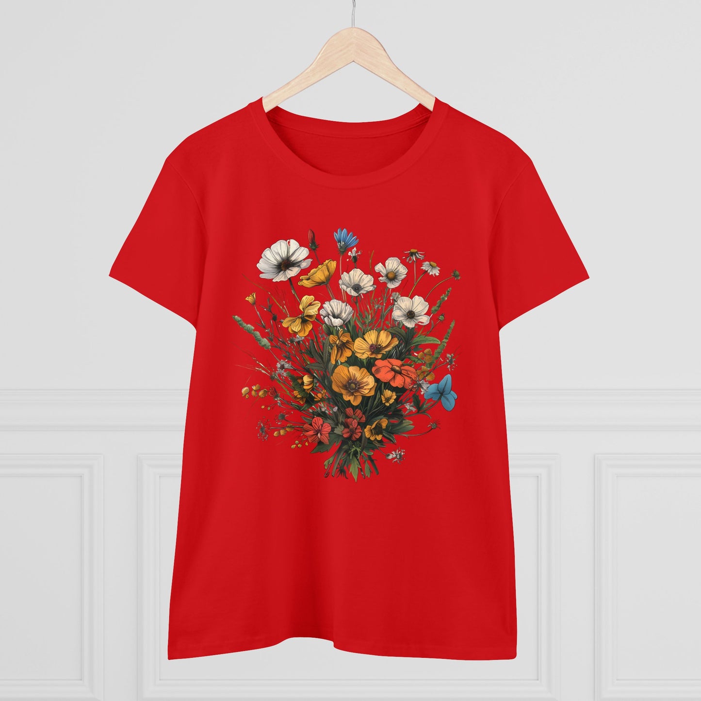 Wildflowers - Women's Midweight Cotton Tee