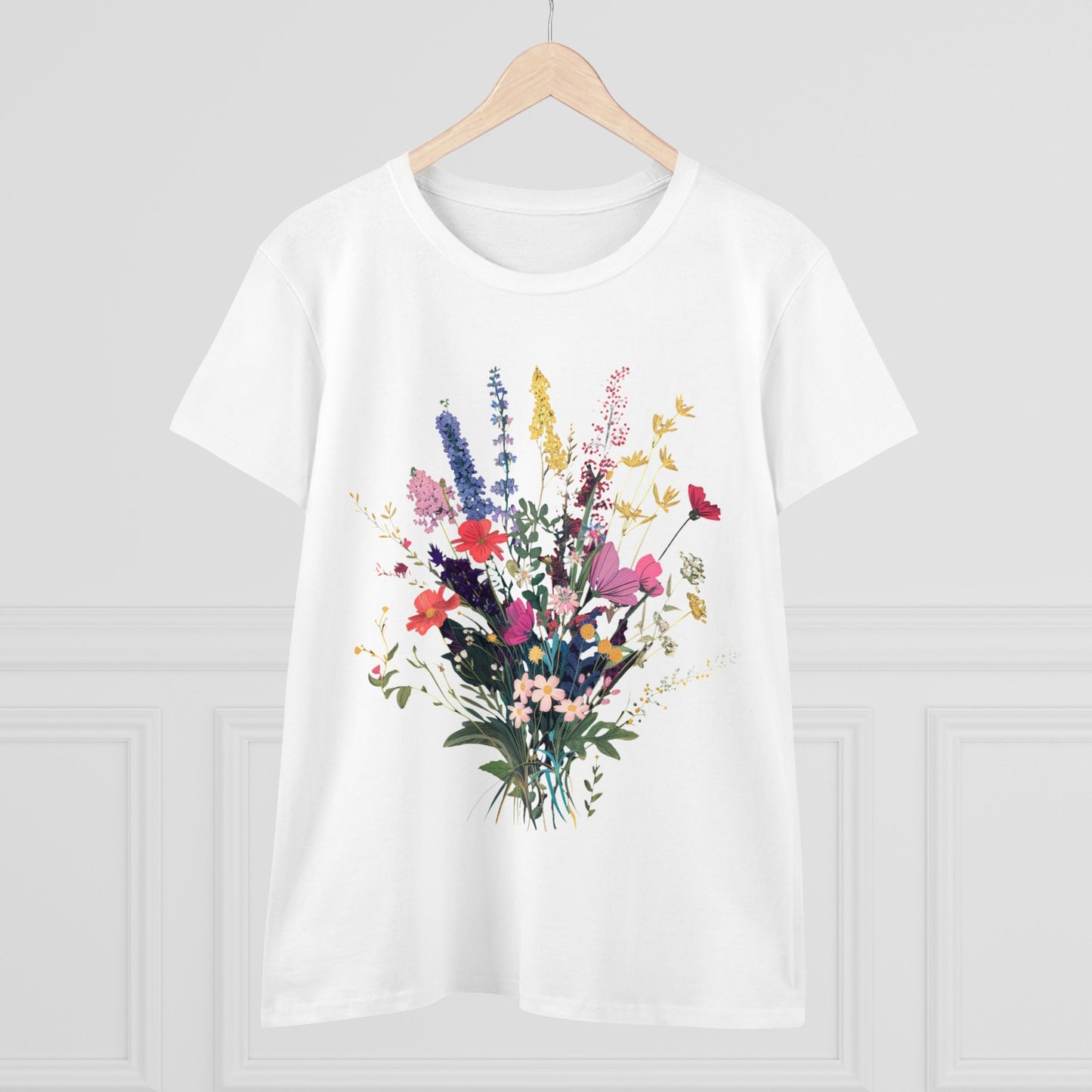 Wildflowers - Women's Midweight Cotton Tee