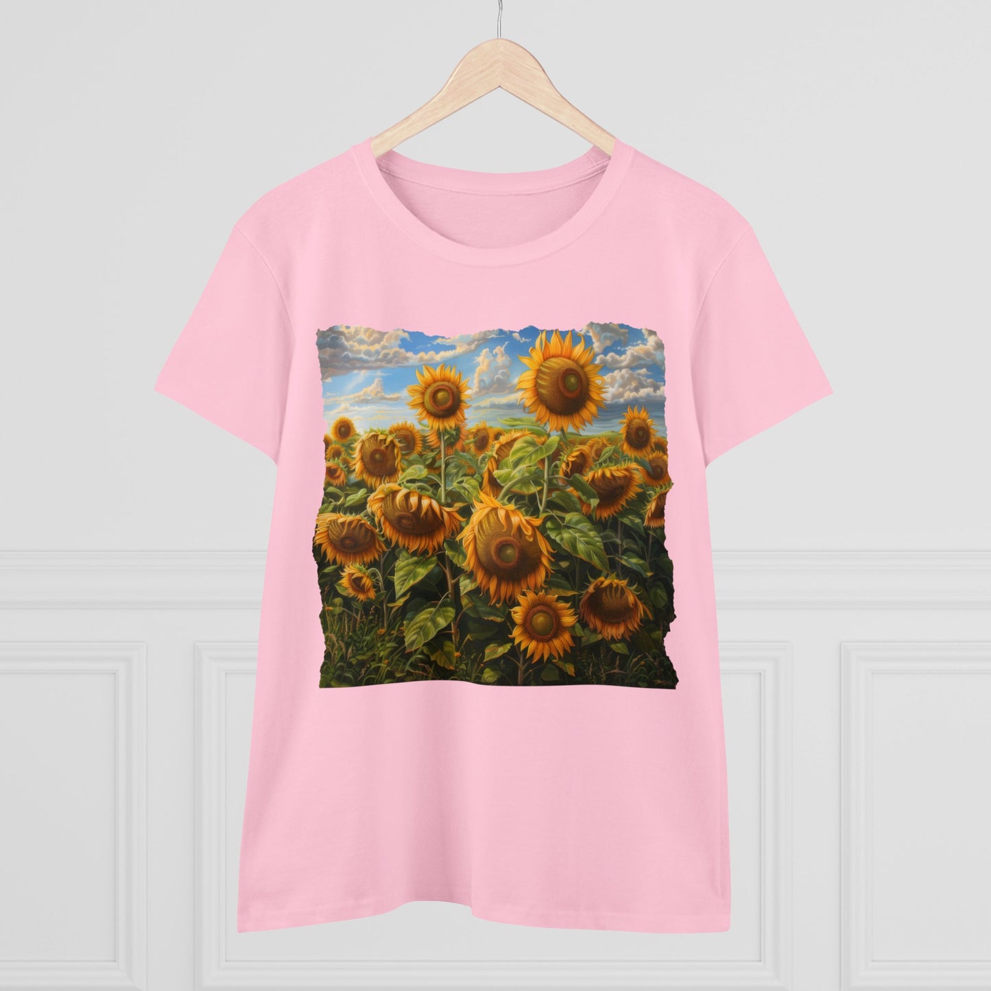 Sunflowers - Women's Midweight Cotton Tee