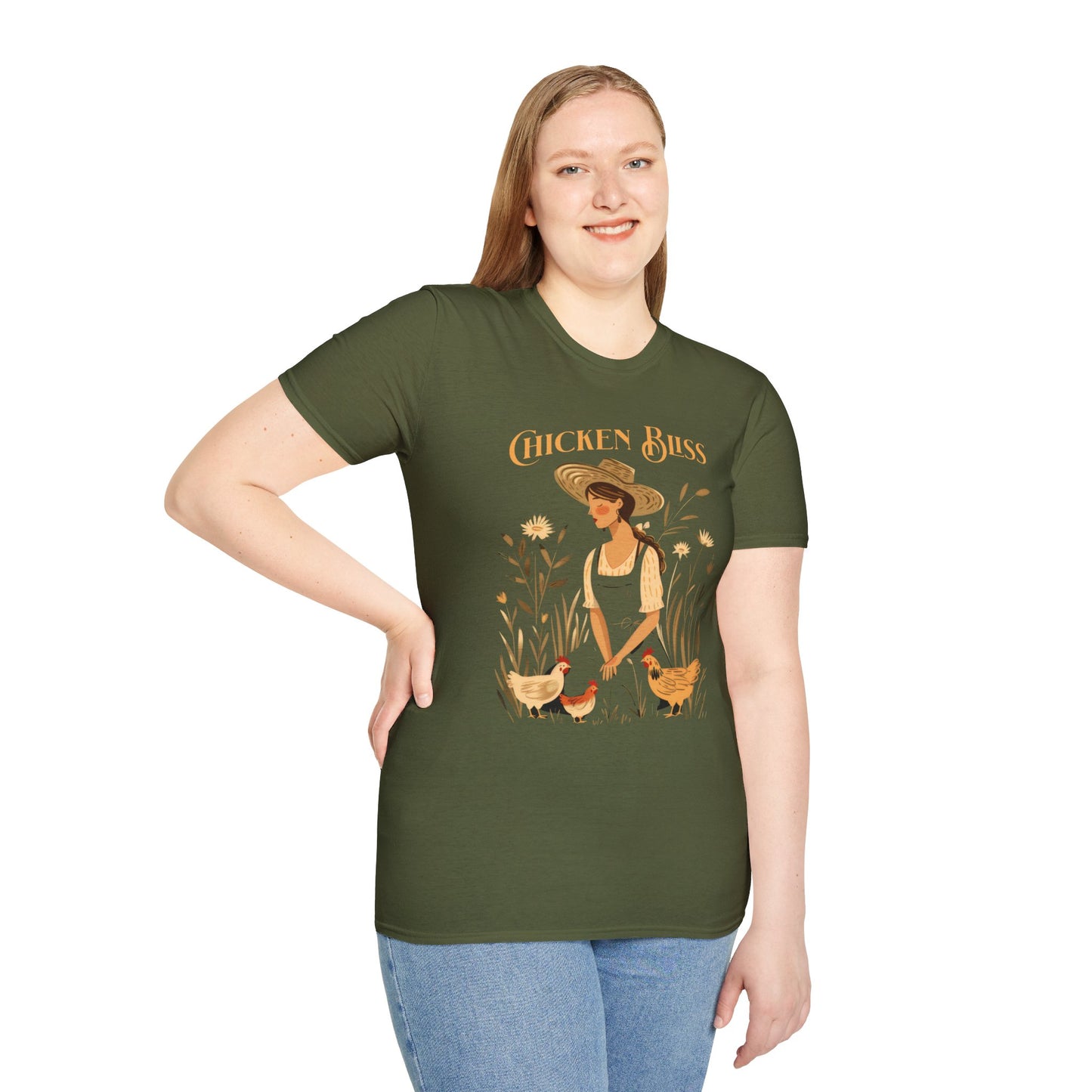 Chicken Bliss - Unisex Softstyle T-Shirt