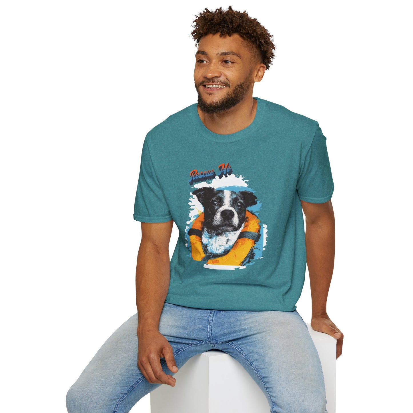 Rescue Dog - Unisex Softstyle T-Shirt