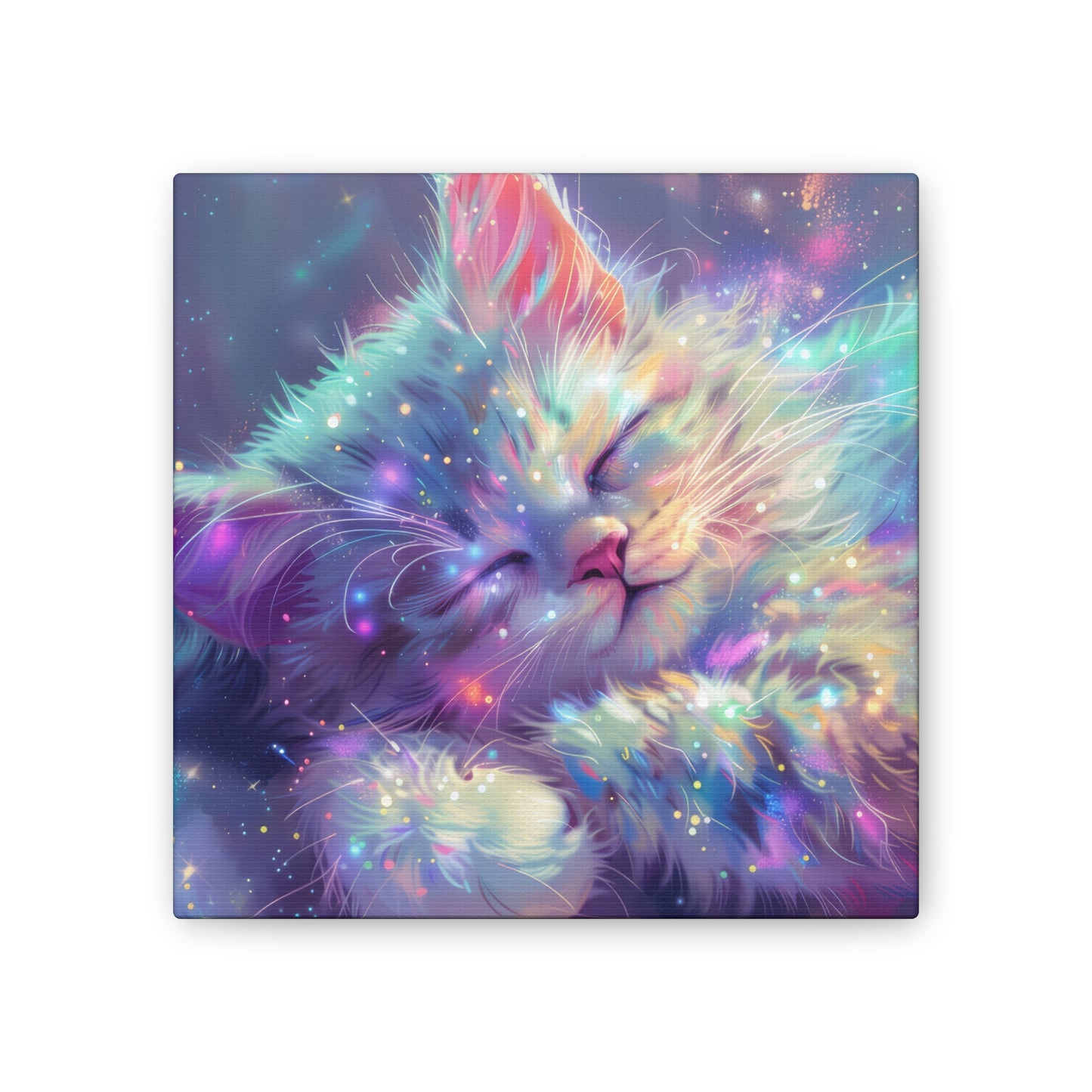 Sparkly Kitties - Canvas Stretched, 0.75"