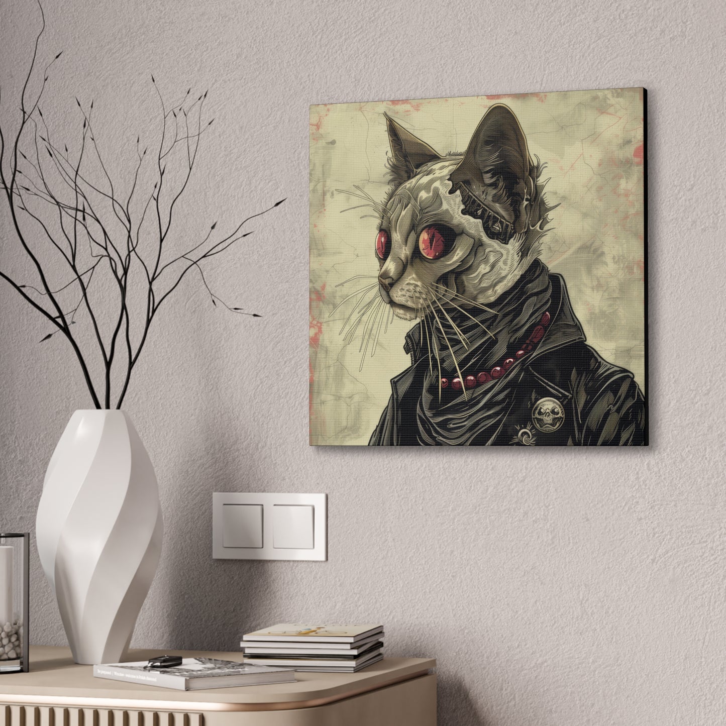 Apocalypse Kitty - Canvas Stretched, 0.75" - Canvas Stretched, 0.75"