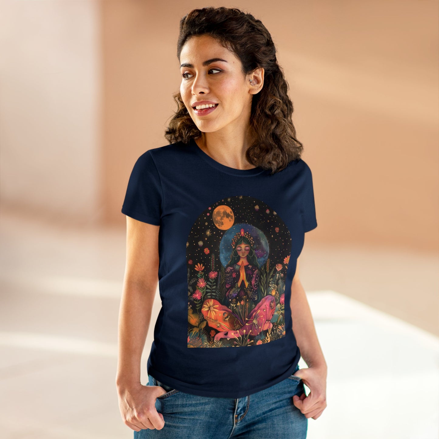 Meditation - Women's Midweight Cotton Tee