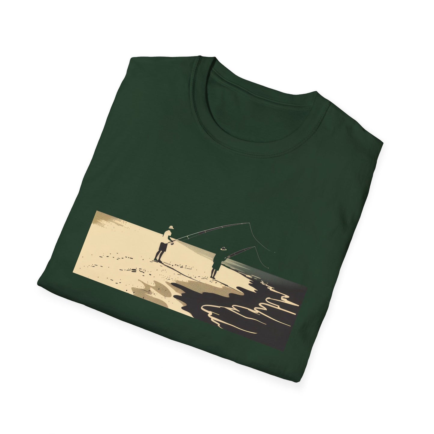 Surf Casting - Unisex Softstyle T-Shirt