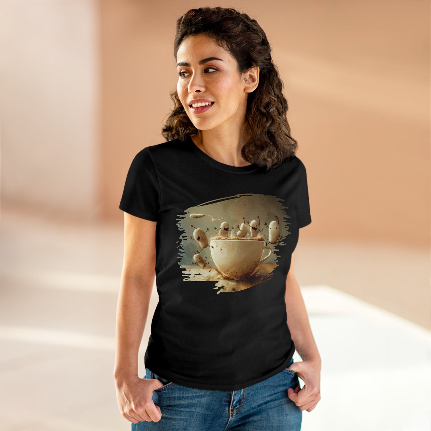 Coffee Critters - Women's Midweight Cotton Tee