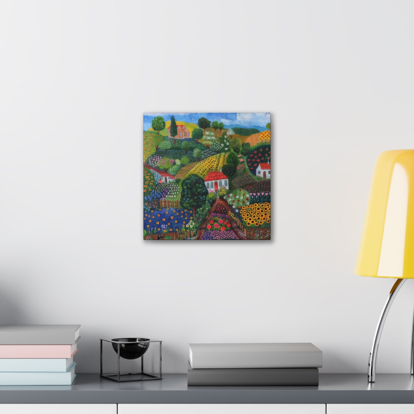 Cottage Gardens - Canvas Stretched, 0.75"