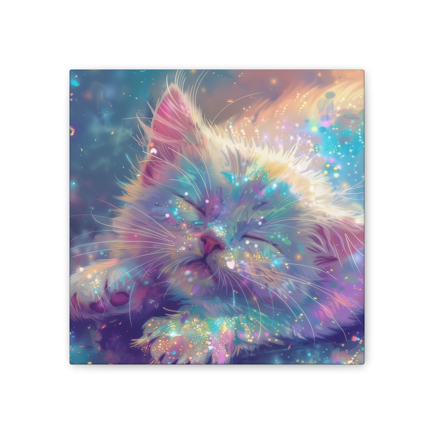 Sparkly Kitties - Canvas Stretched, 0.75"