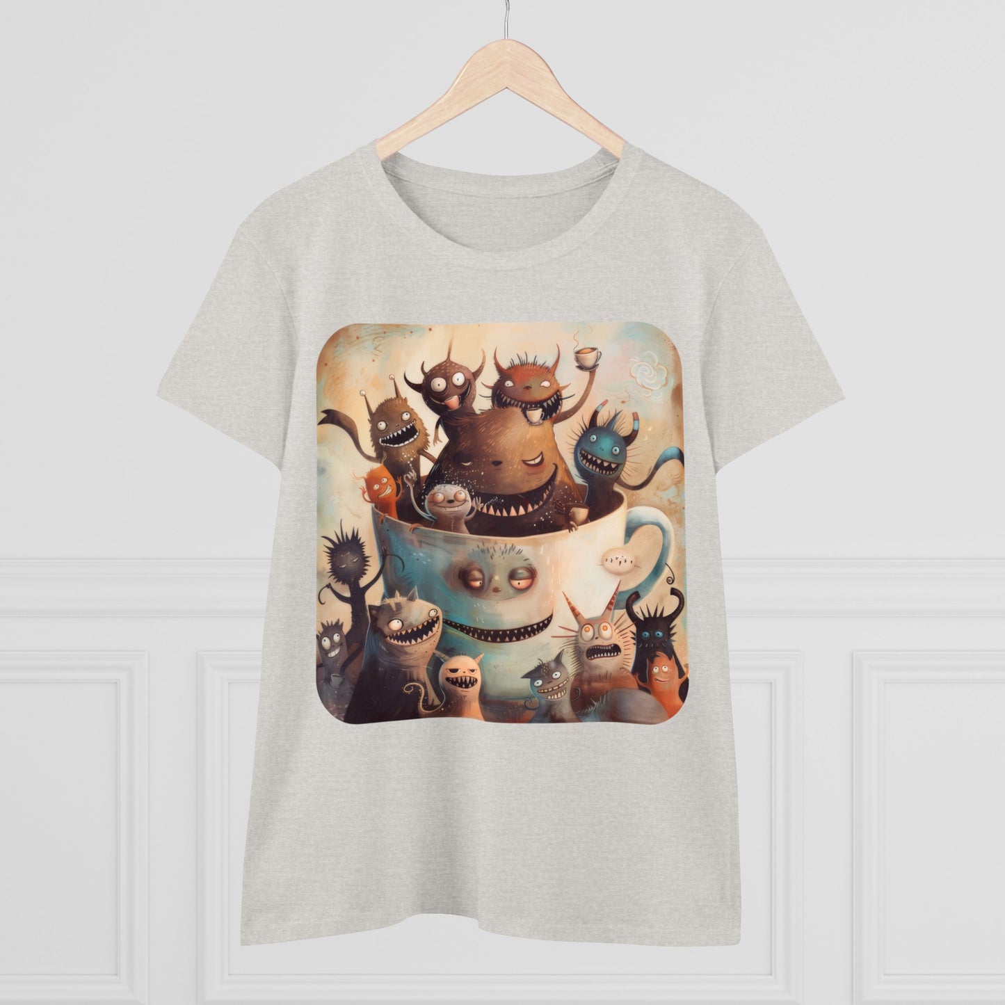 Coffee Critters - Women's Midweight Cotton Tee