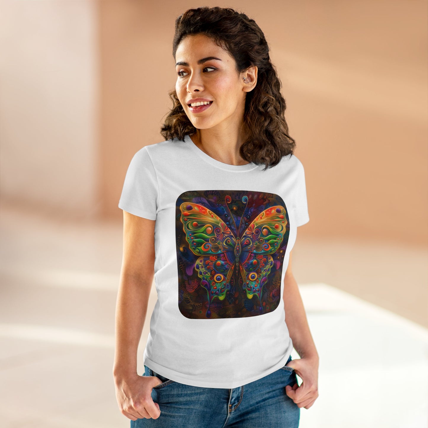 Butterfly - Women's Midweight Cotton Tee