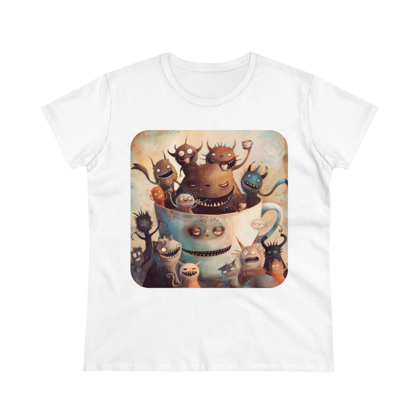 Coffee Critters - Women's Midweight Cotton Tee