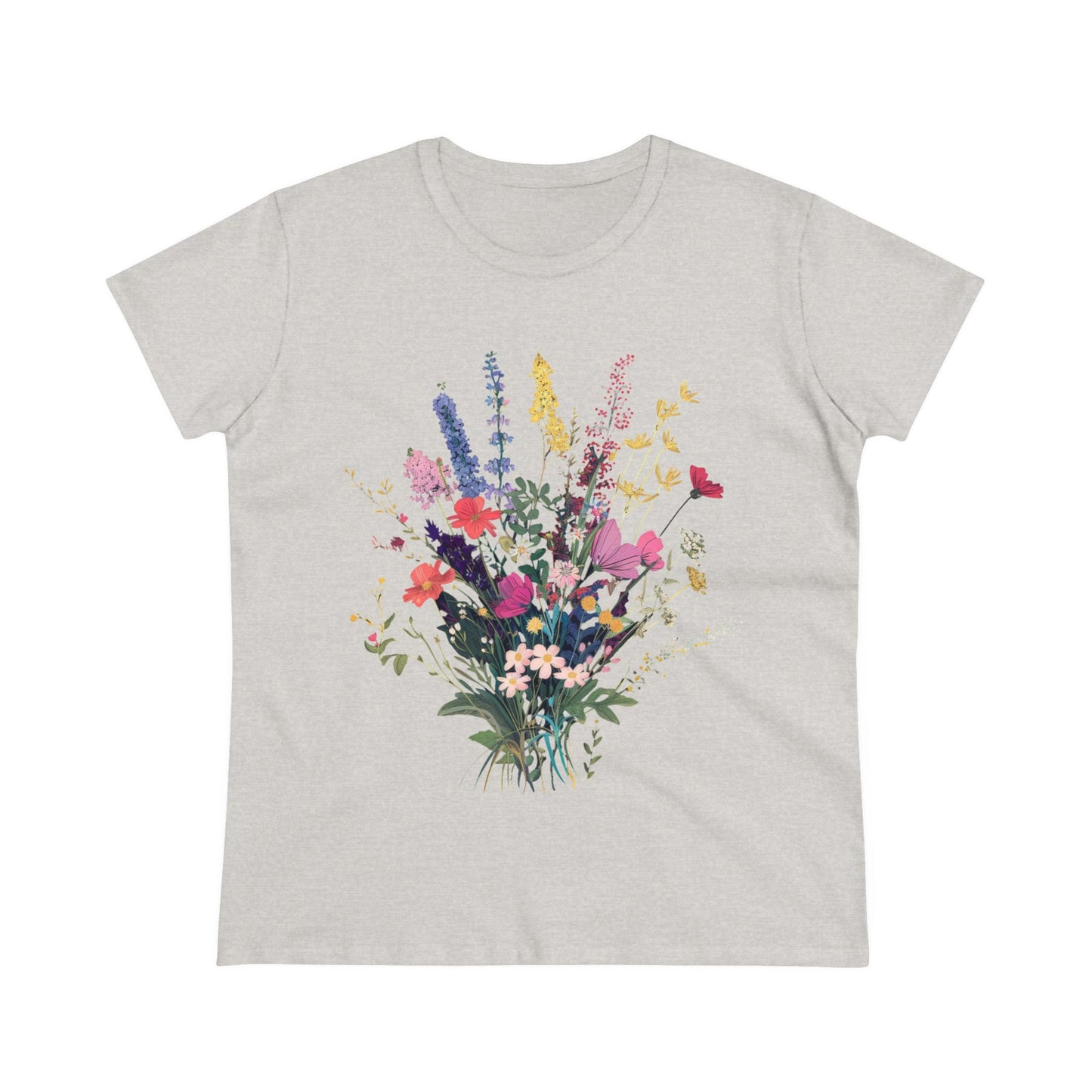 Wildflowers - Women's Midweight Cotton Tee