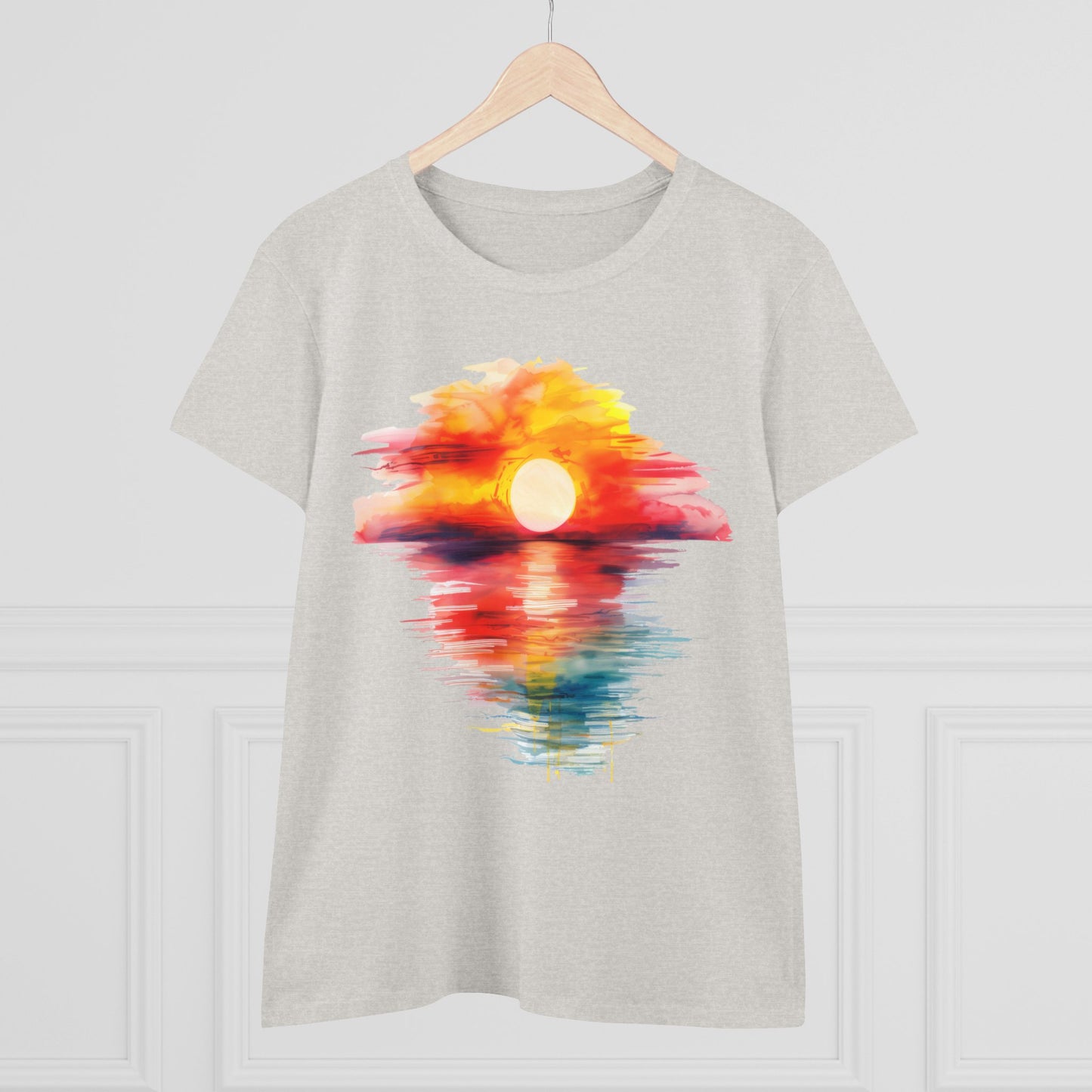 Sunrise - Women's Midweight Cotton Tee