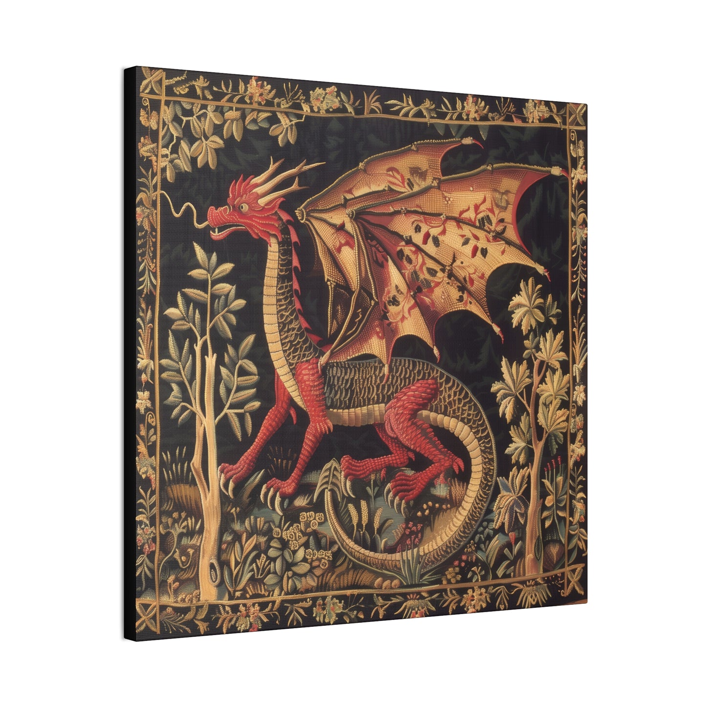 Dragon Tapestry - Canvas Stretched, 0.75"