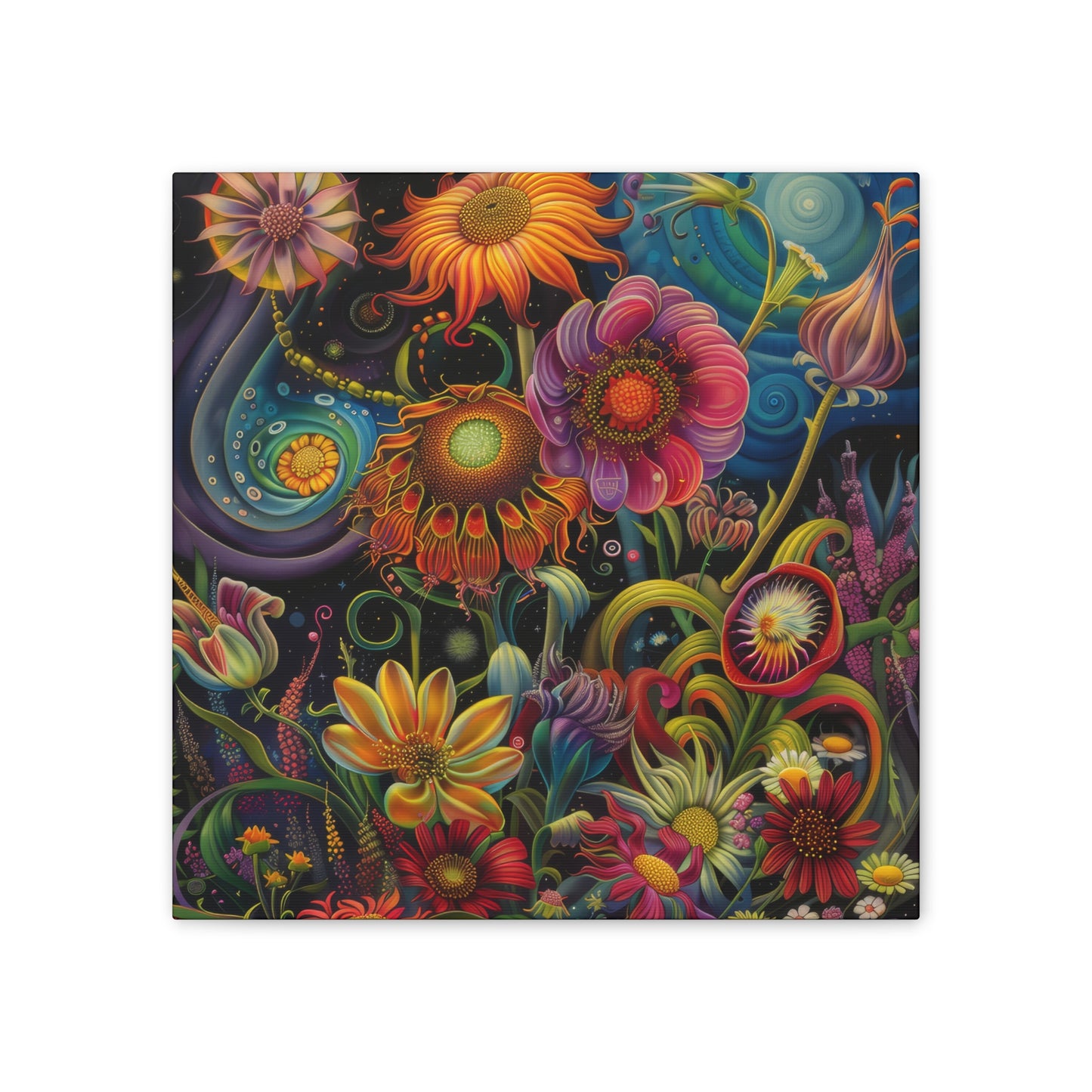 Flowers - Canvas Stretched, 0.75"