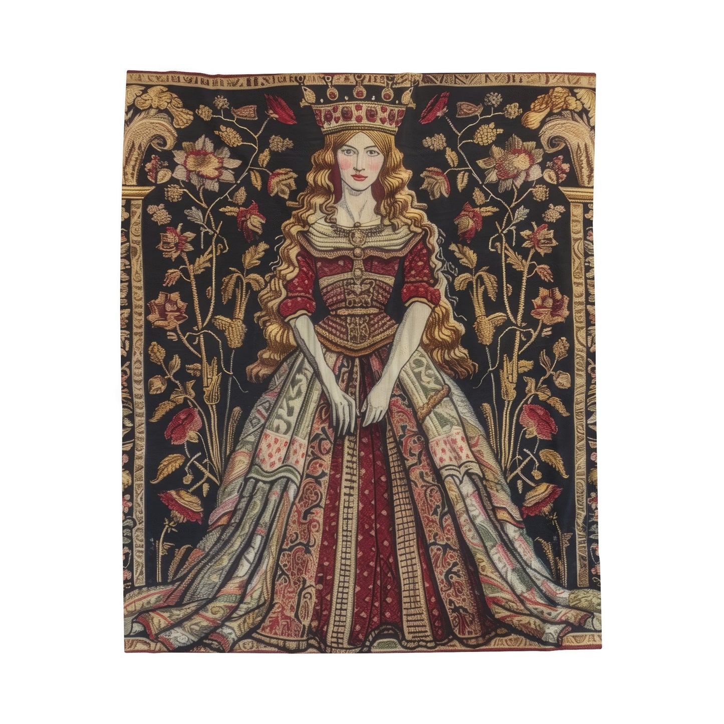 The Queen - Velveteen Plush Blanket