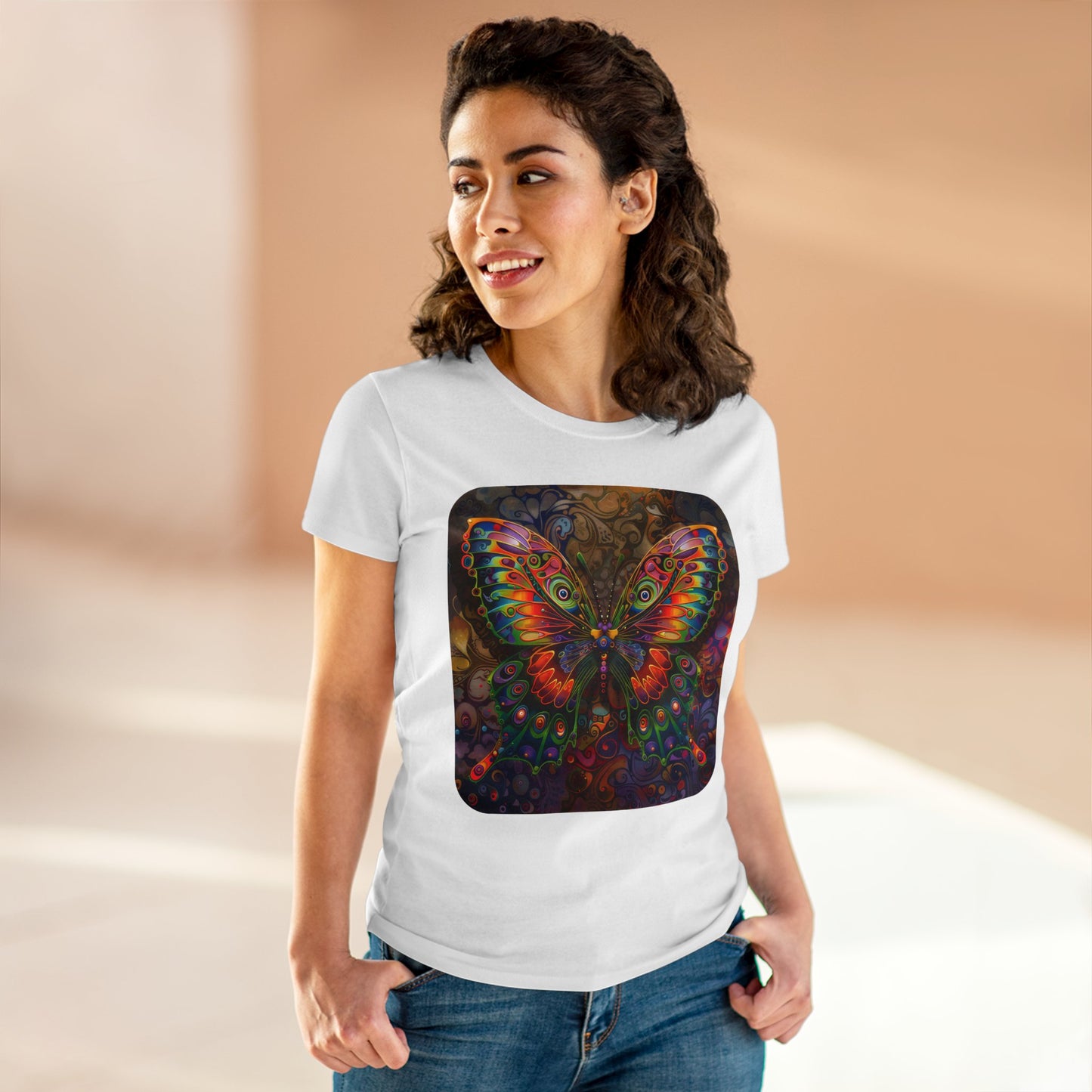 Butterfly - Women's Midweight Cotton Tee