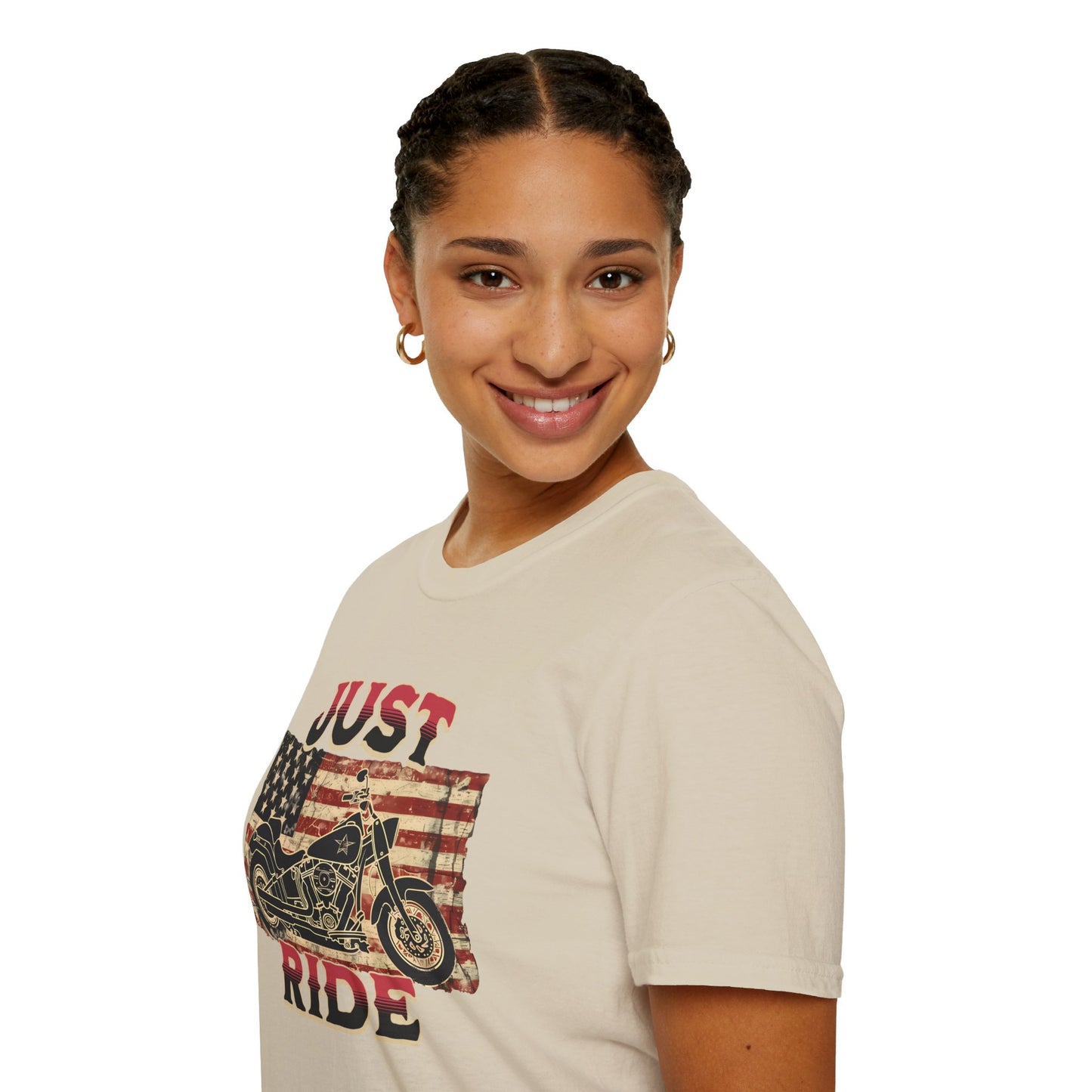 Just Ride - Unisex Softstyle T-Shirt