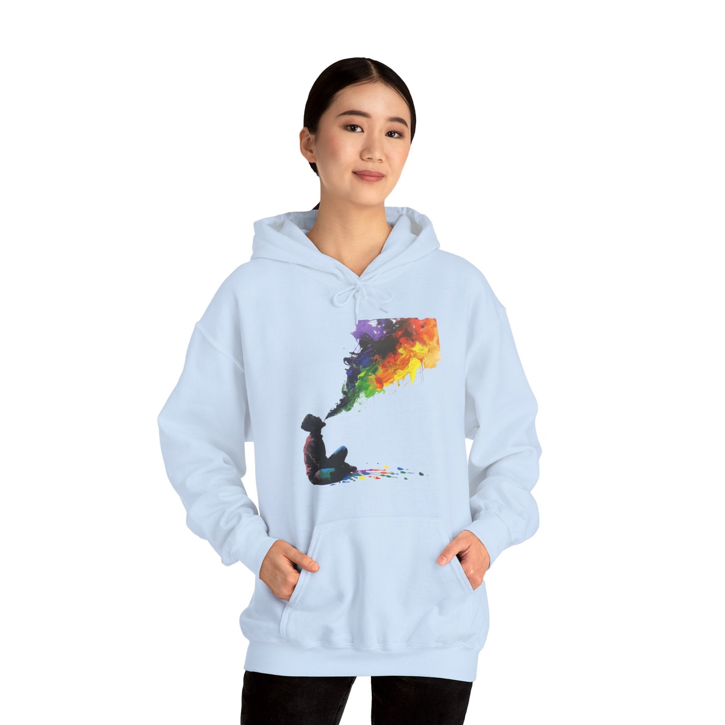 Rainbow Breath - Unisex Heavy Blend™ Hooded Sweatshirt