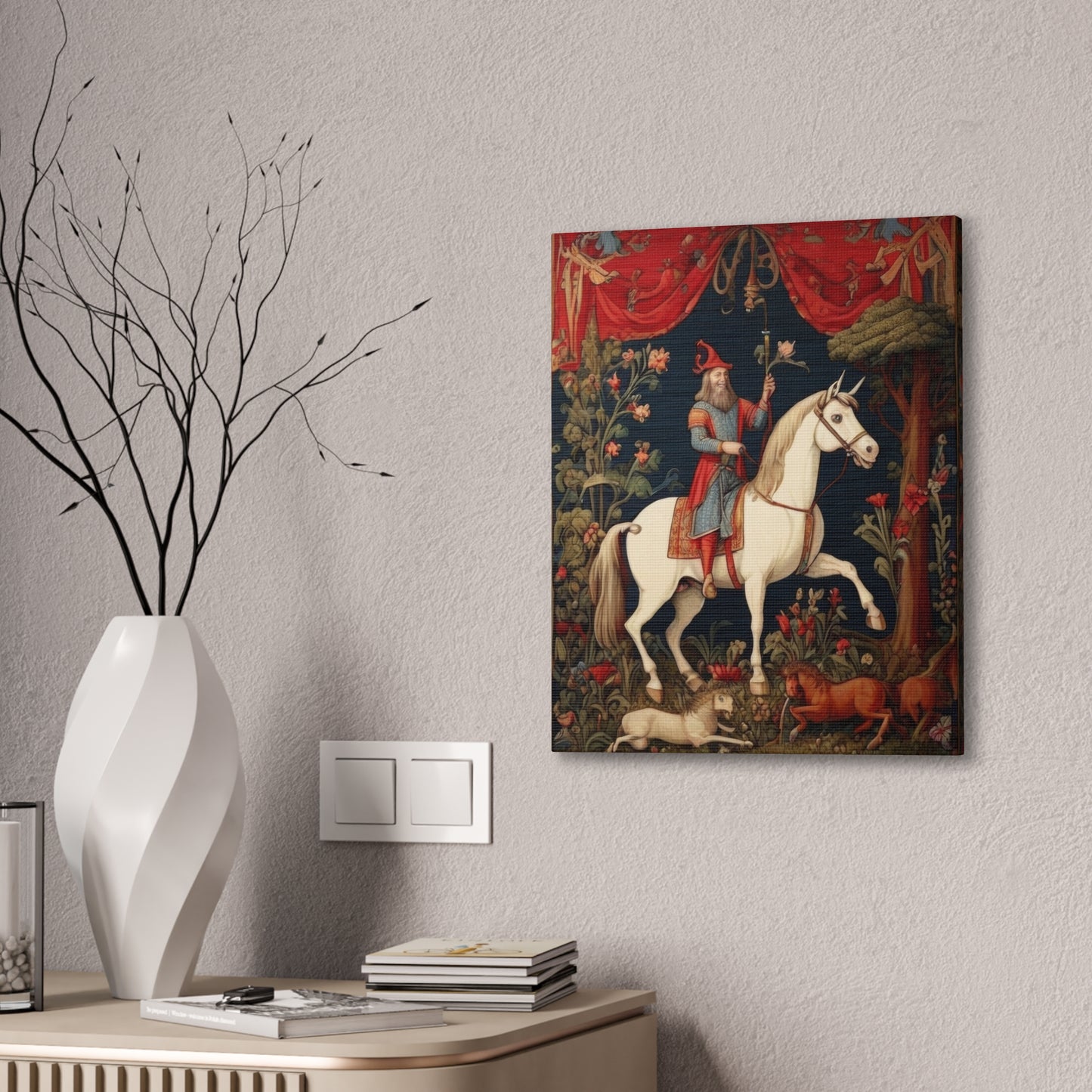 Medieval Tapestry - Canvas Stretched, 0.75"