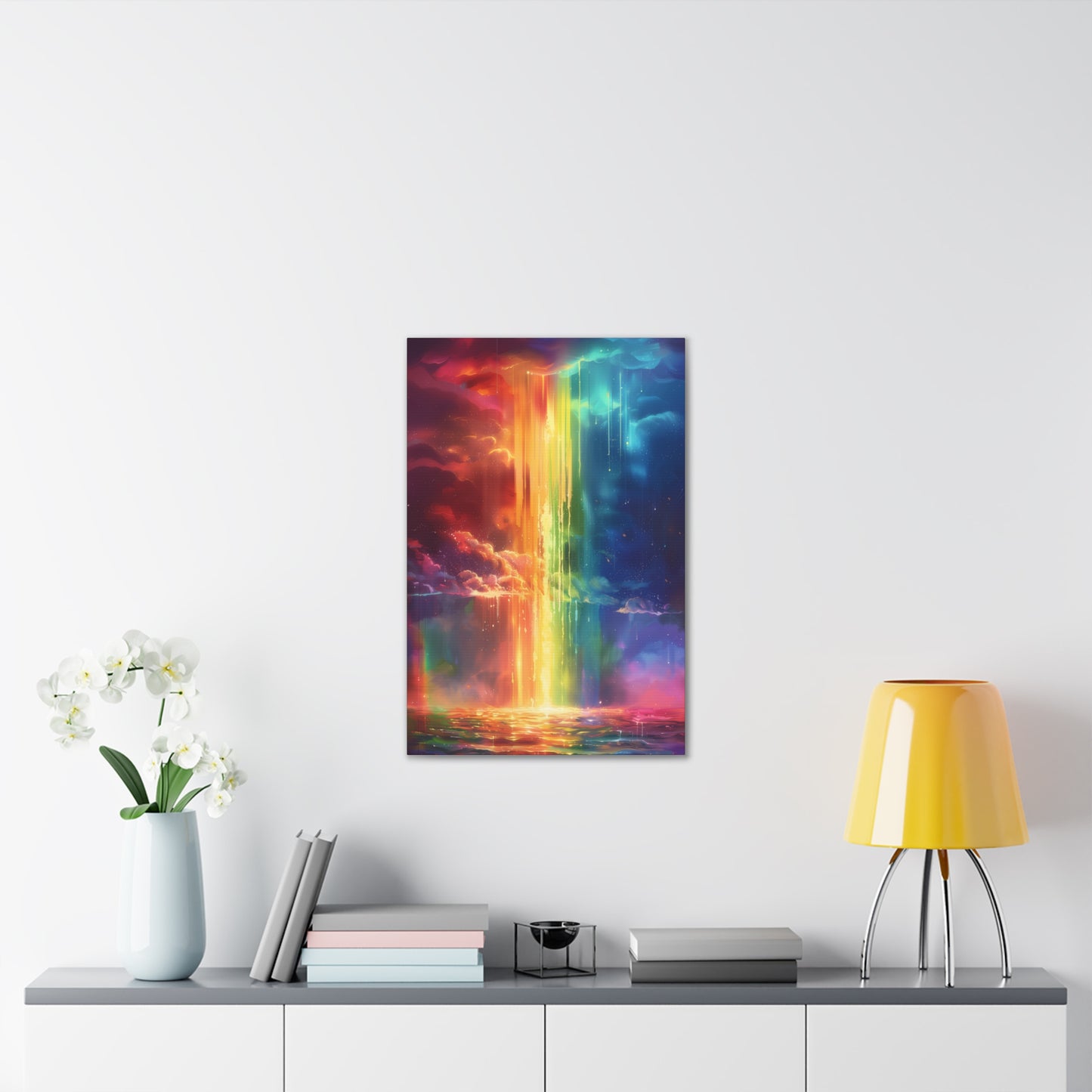 Rainbow Storm - Canvas Stretched, 0.75"