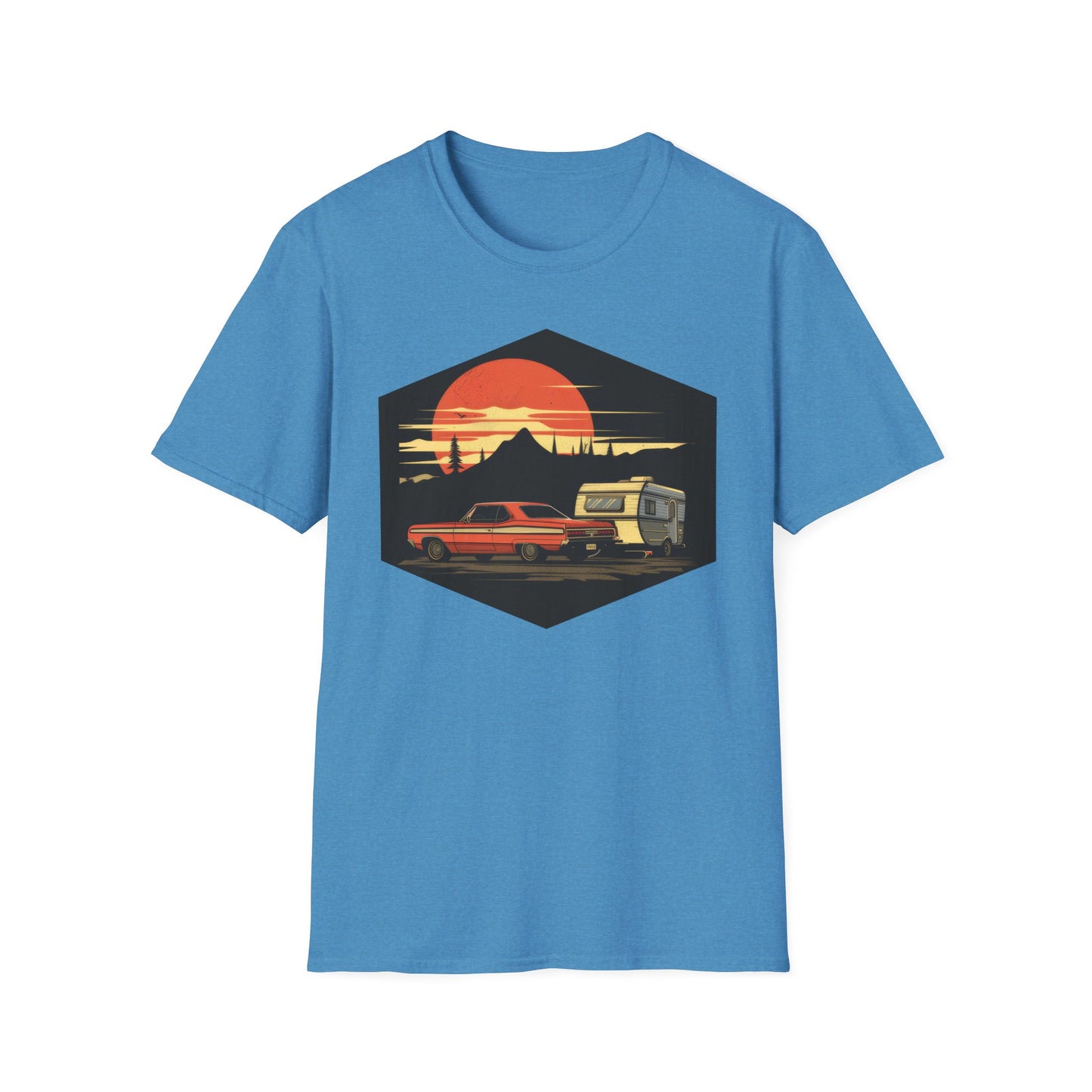 Camping! - Unisex Softstyle T-Shirt