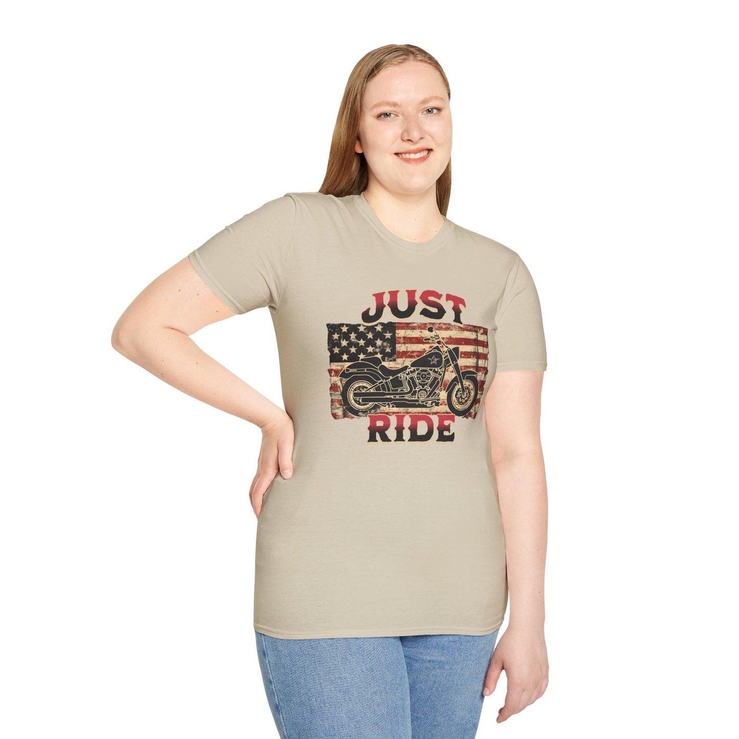 Just Ride - Unisex Softstyle T-Shirt