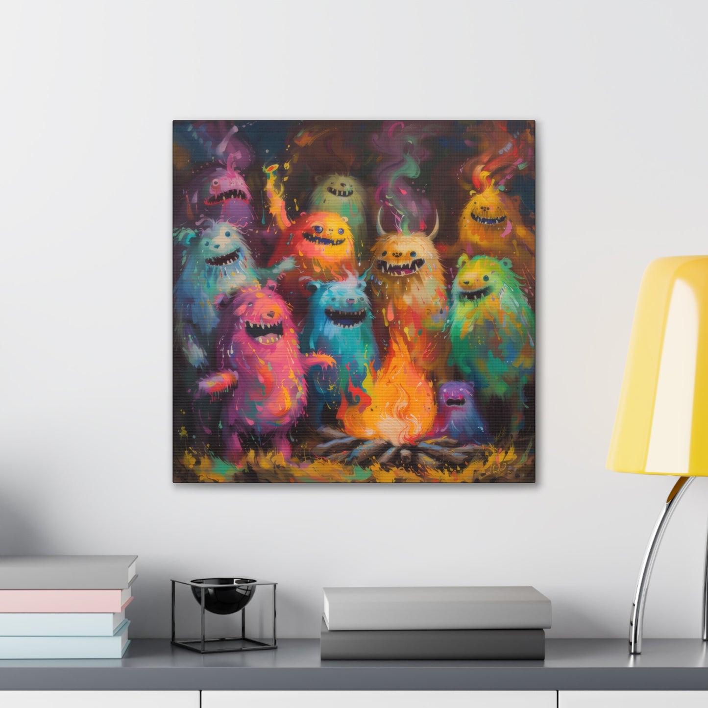 Monsters - Canvas Stretched, 0.75"