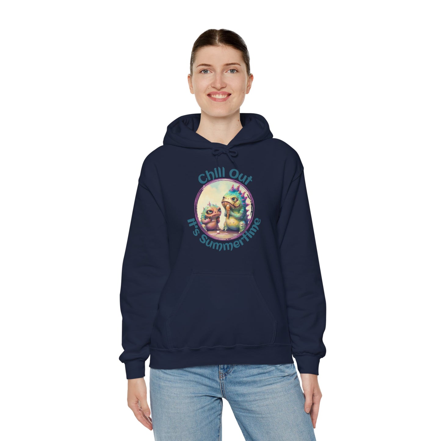 Chill Out for Summer - Unisex Heavy Blend™ Hooded Sweatshirt