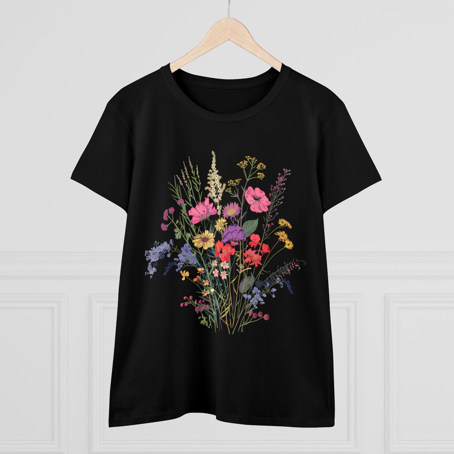 Wildflowers - Women's Midweight Cotton Tee