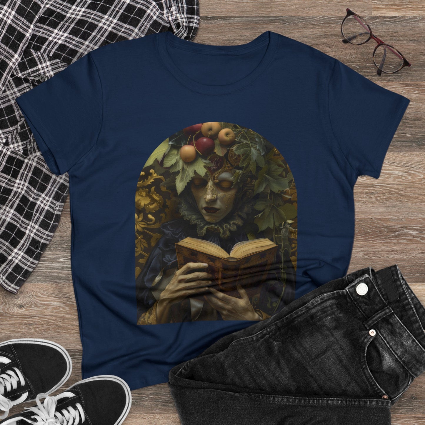 Solemn Reading - Fantasy - Women's Midweight Cotton Tee