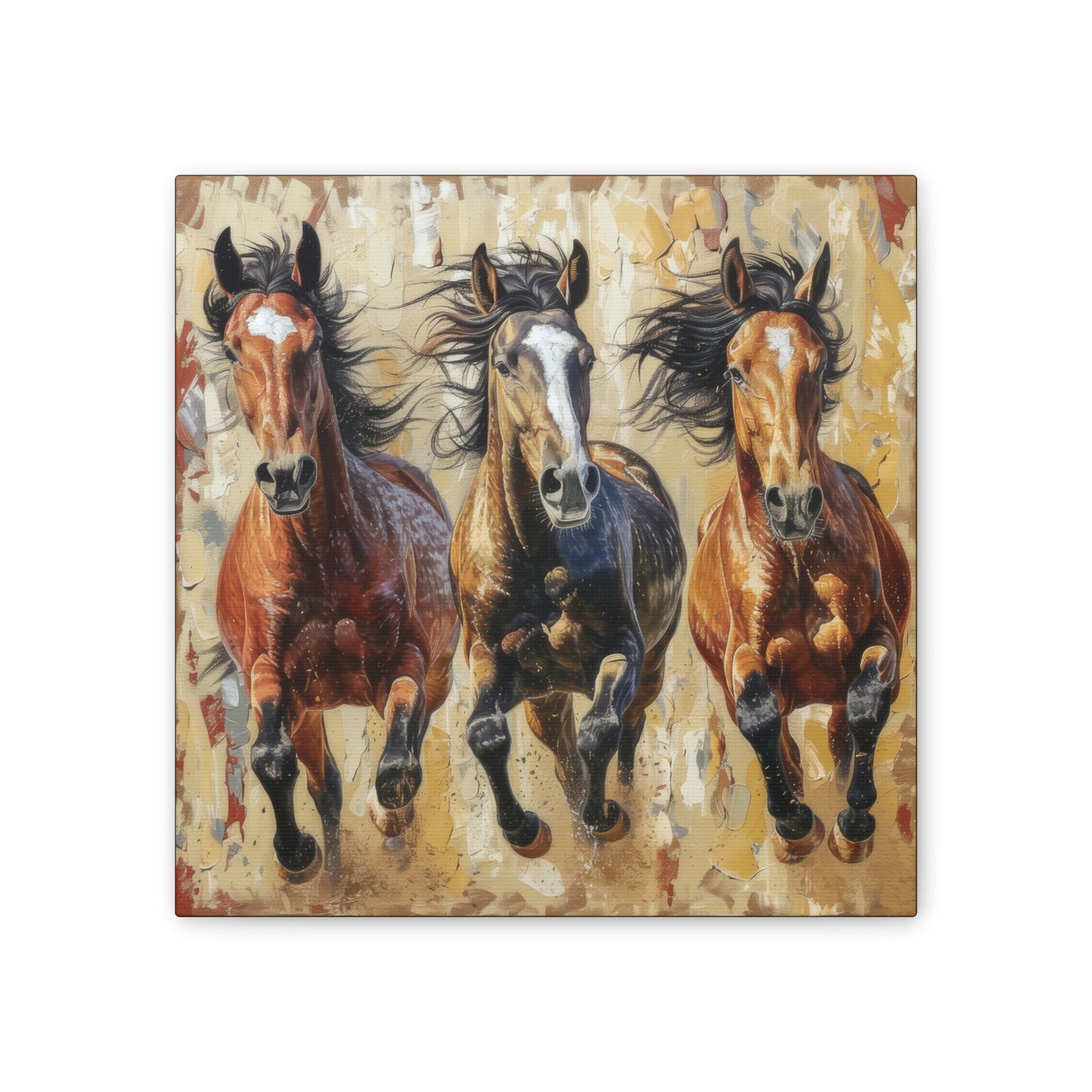 Horses - Canvas Stretched, 0.75"