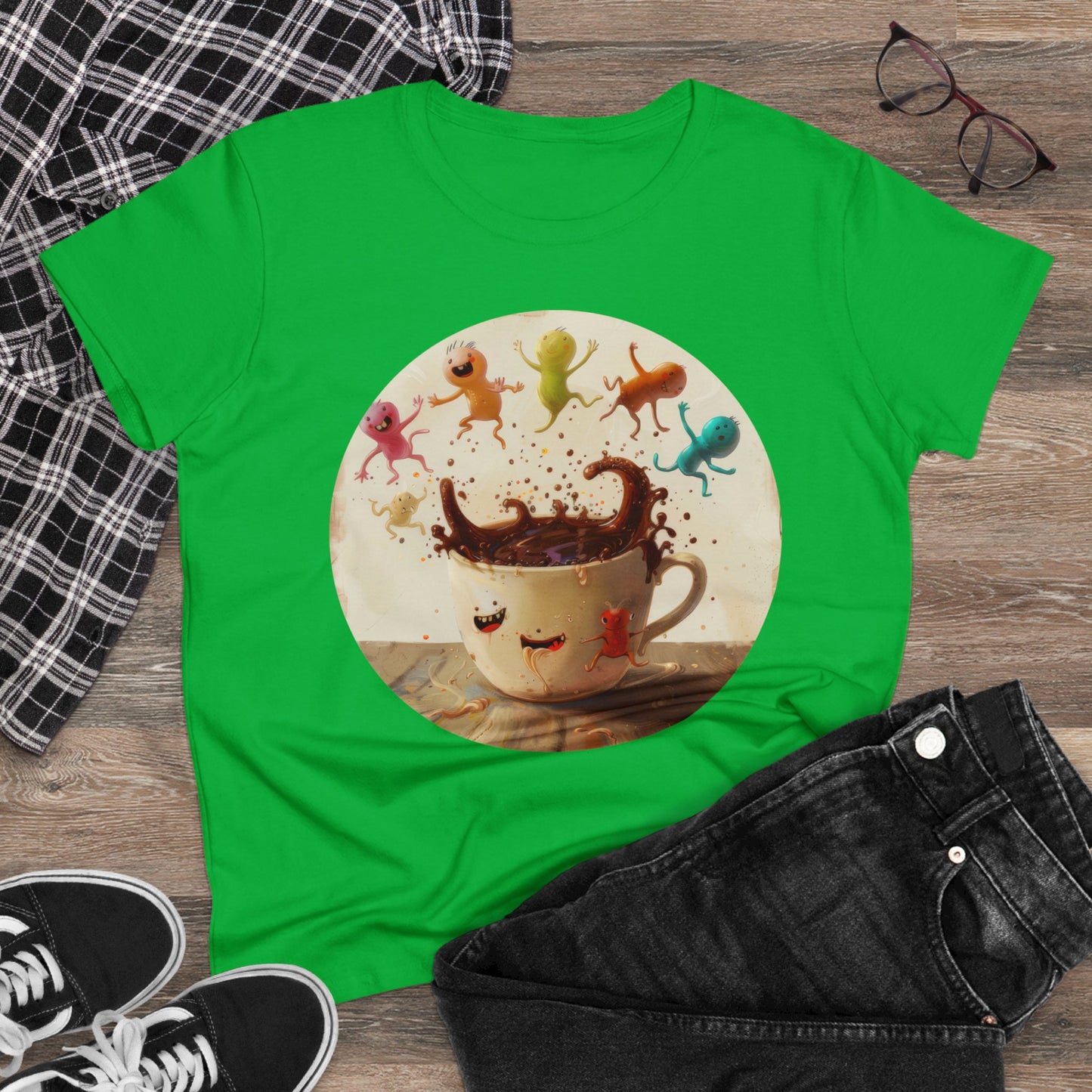 Coffee Critters - Women's Midweight Cotton Tee