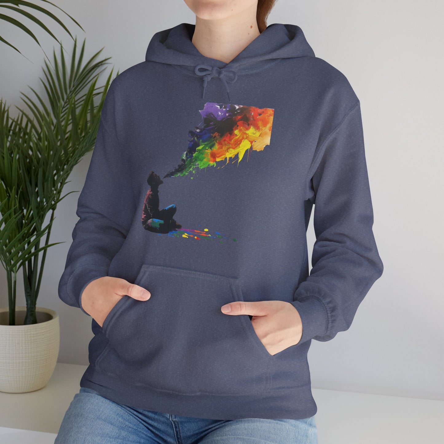 Rainbow Breath - Unisex Heavy Blend™ Hooded Sweatshirt