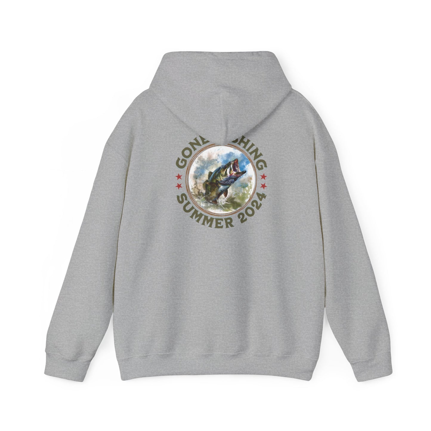 Gone Fishing - Unisex Heavy Blend™ Hooded Sweatshirt