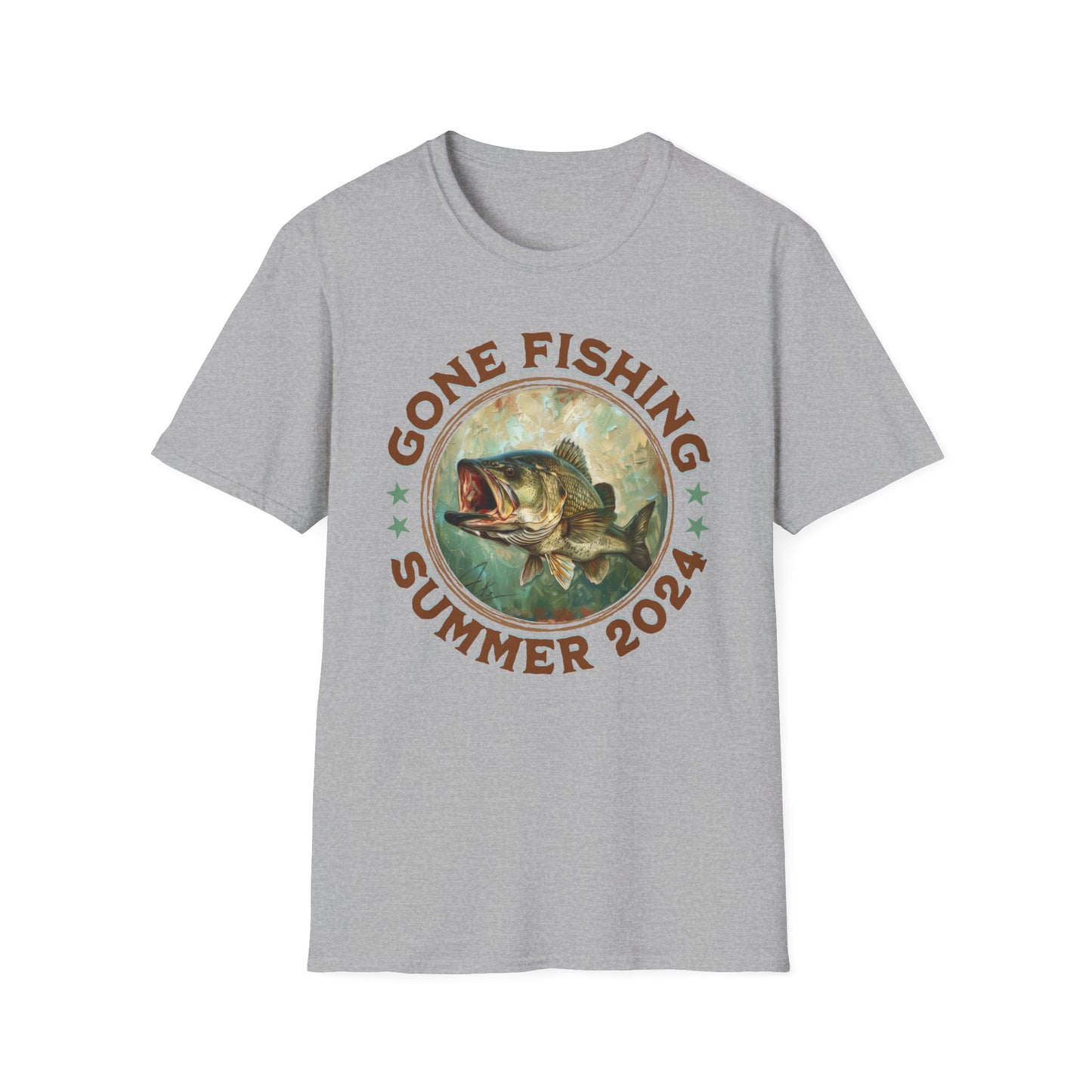 Gone Fishing - Unisex Softstyle T-Shirt