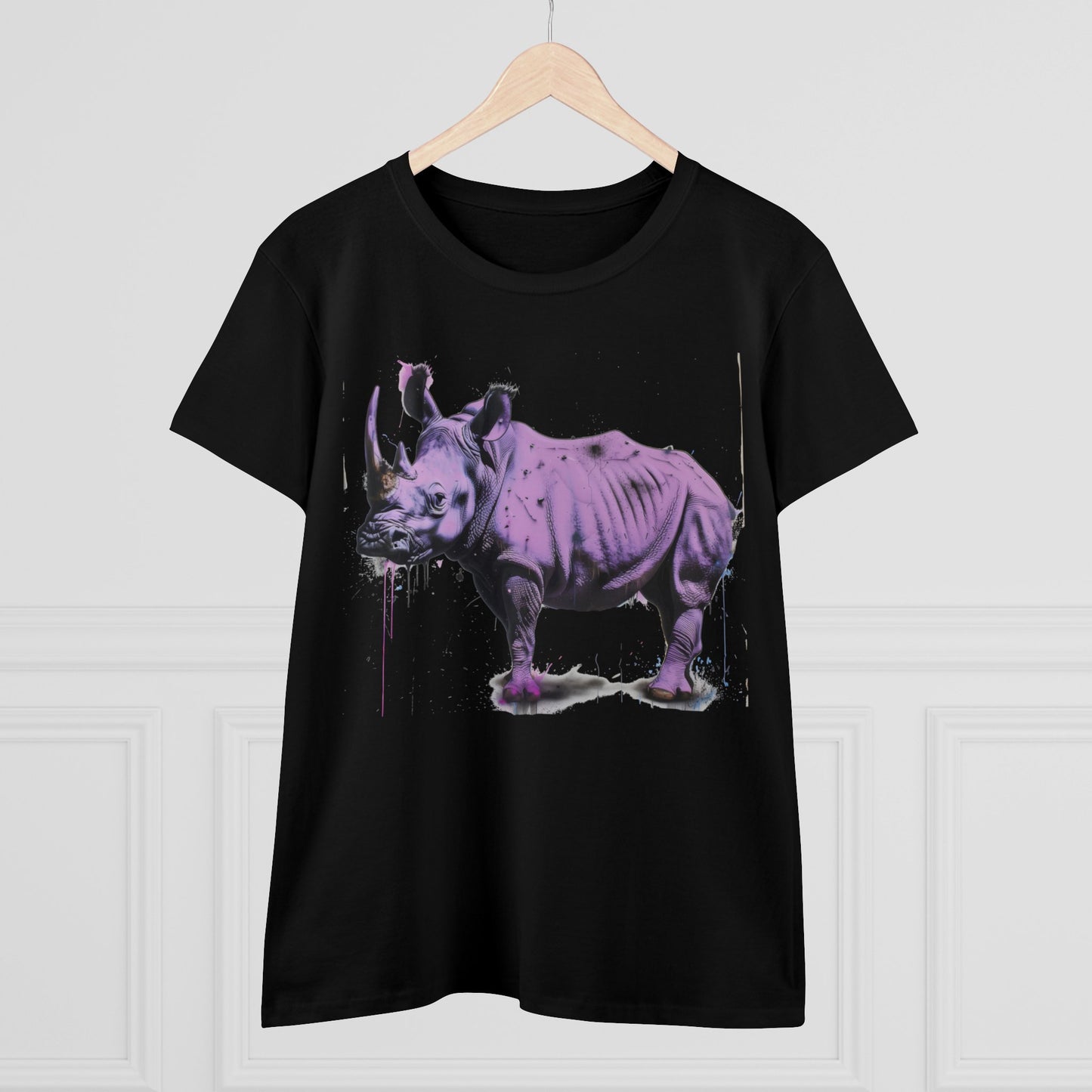 Purple Rhino - Women's Midweight Cotton Tee