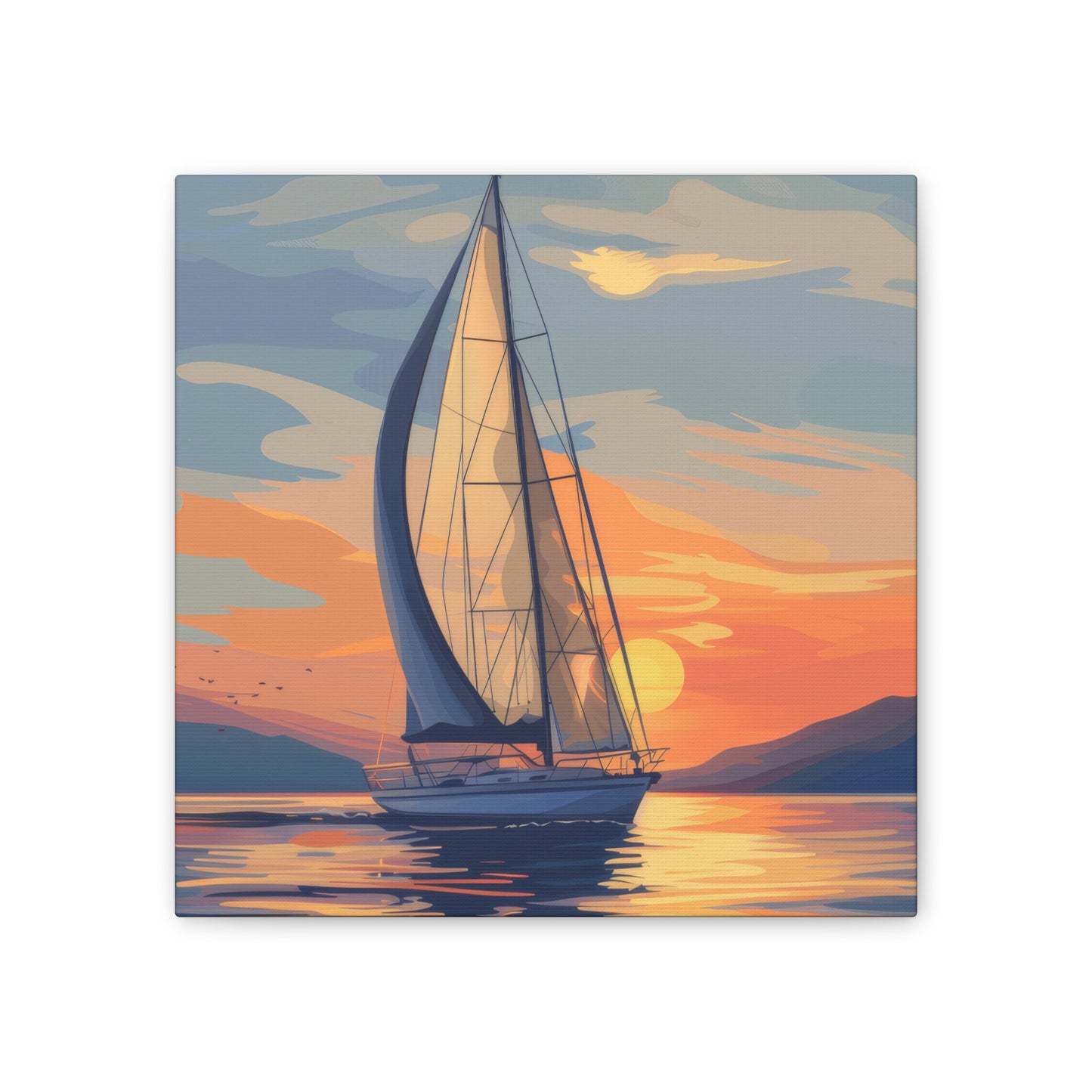 Sailing - Canvas Stretched, 0.75"