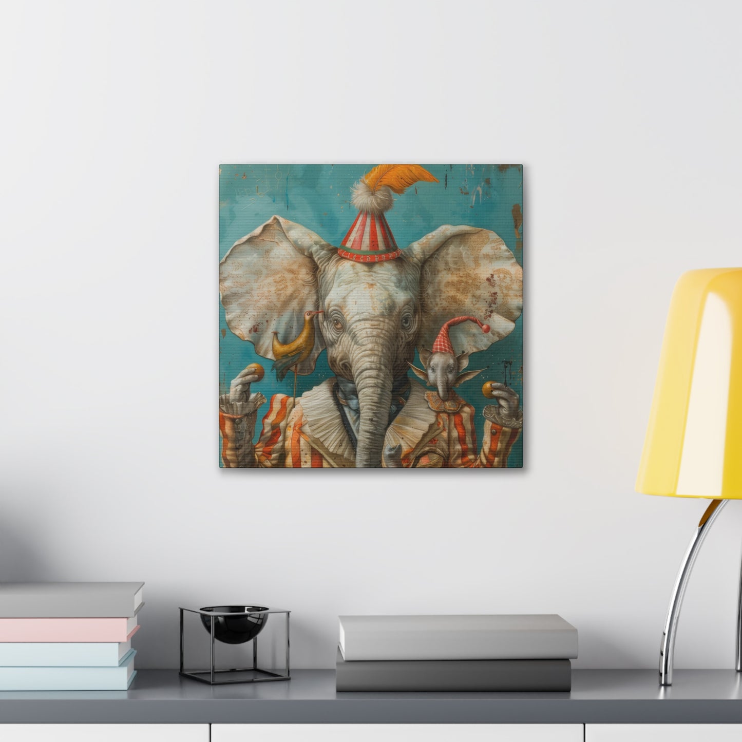 Elephant - Canvas Stretched, 0.75"