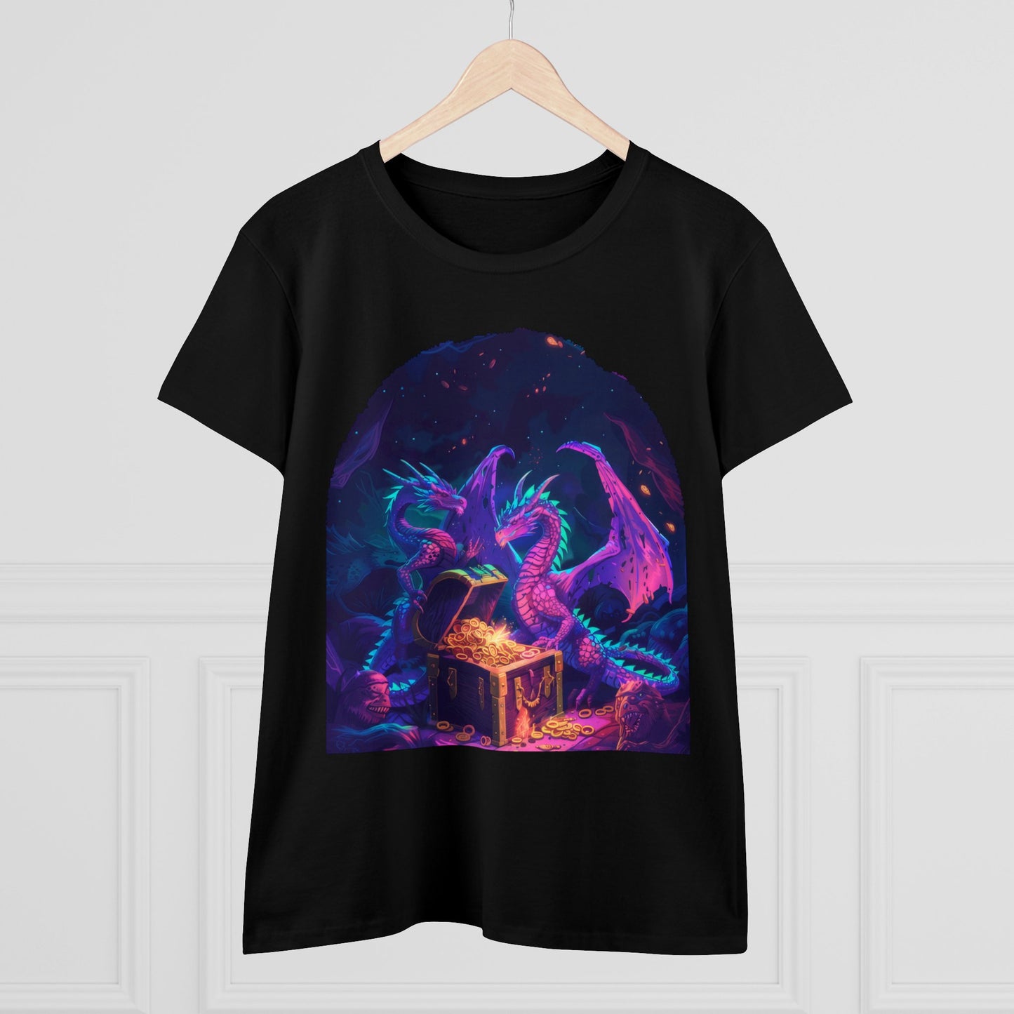 Dragons and Loot - Fantasy - Women's Midweight Cotton Tee