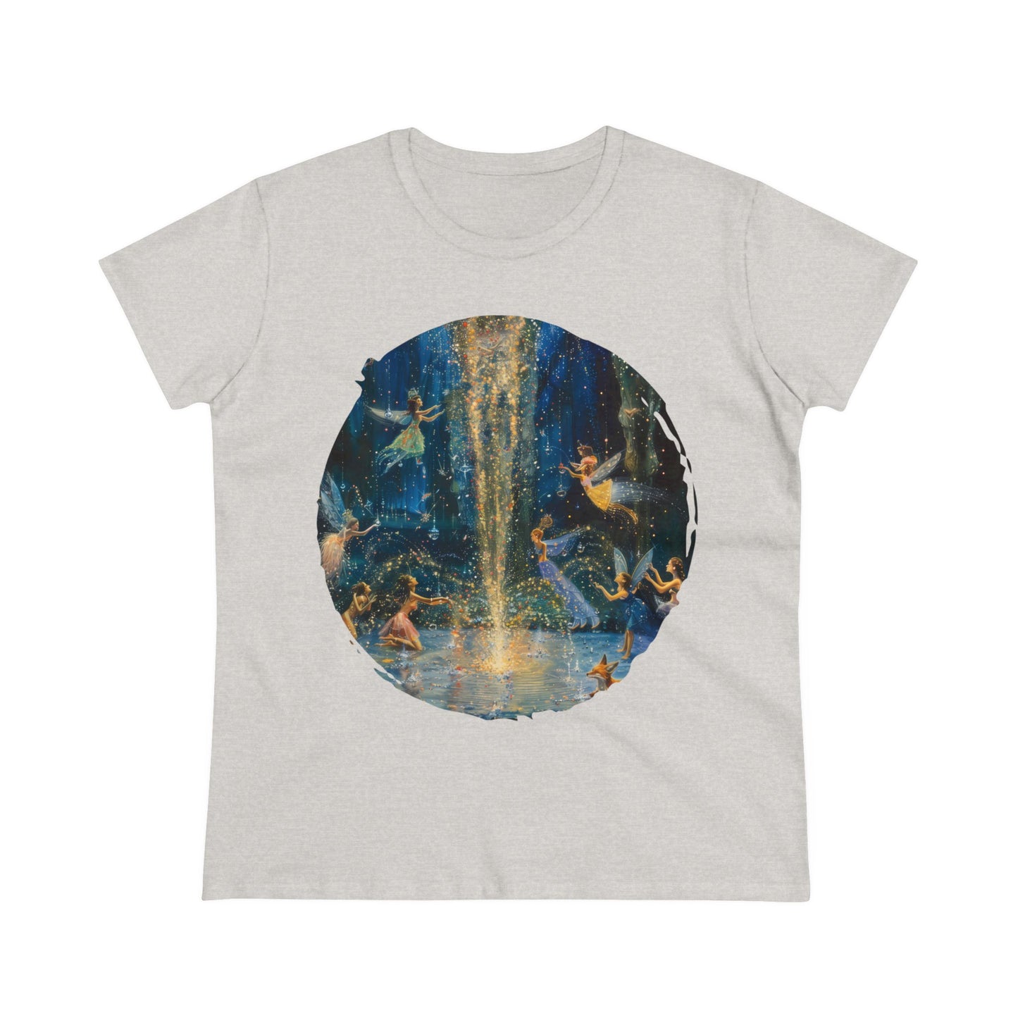 Fairy Celebration - Fantasy - Women's Midweight Cotton Tee