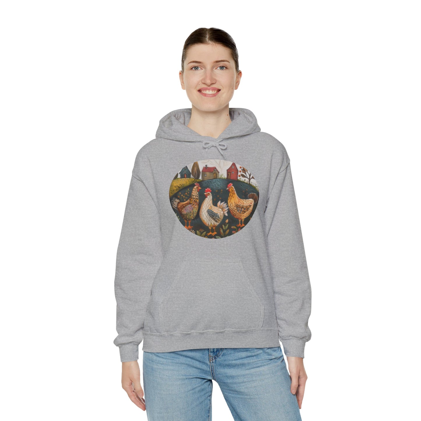 Chickens - Unisex Heavy Blend™ Hooded Sweatshirt